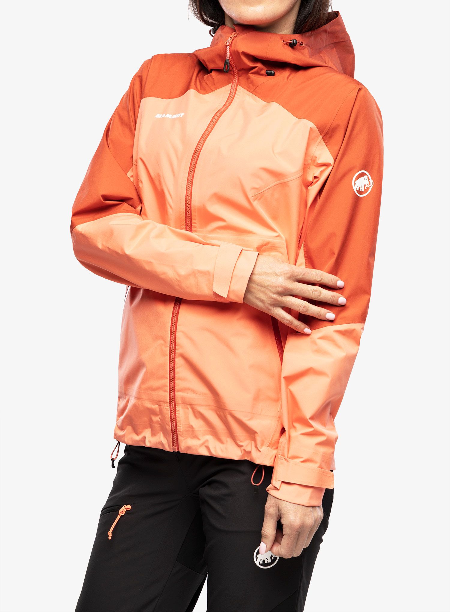 Ženska jakna Mammut Convey Tour HS Hooded Jacket - salmon/terracotta