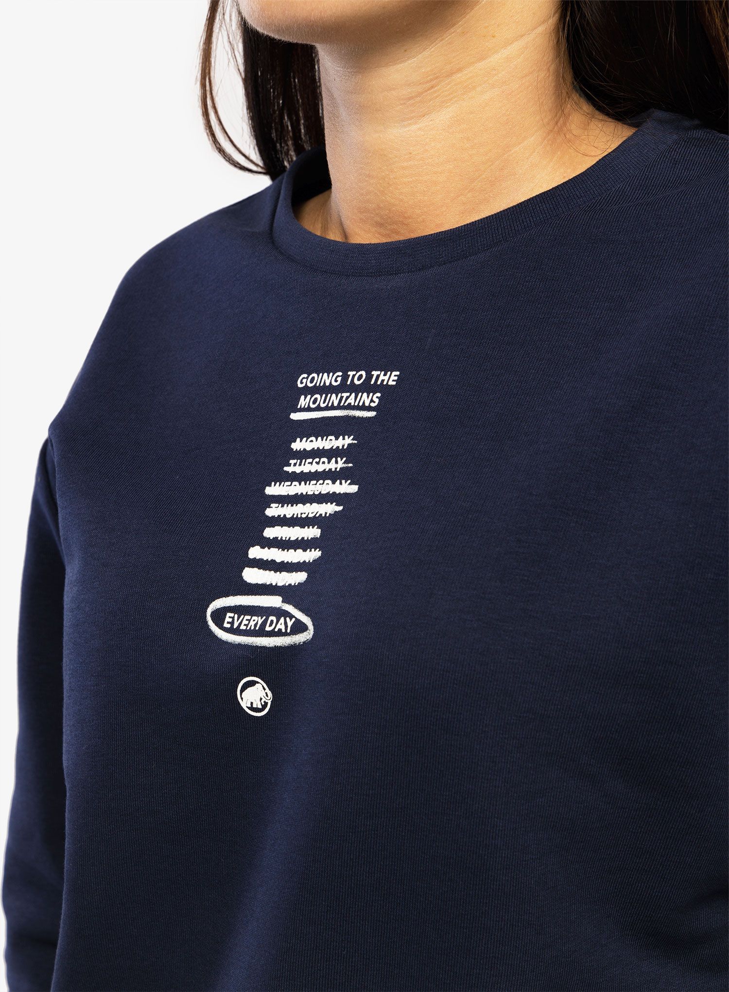 Ženska dukserica Mammut Core ML Crew Neck Every Day - marine