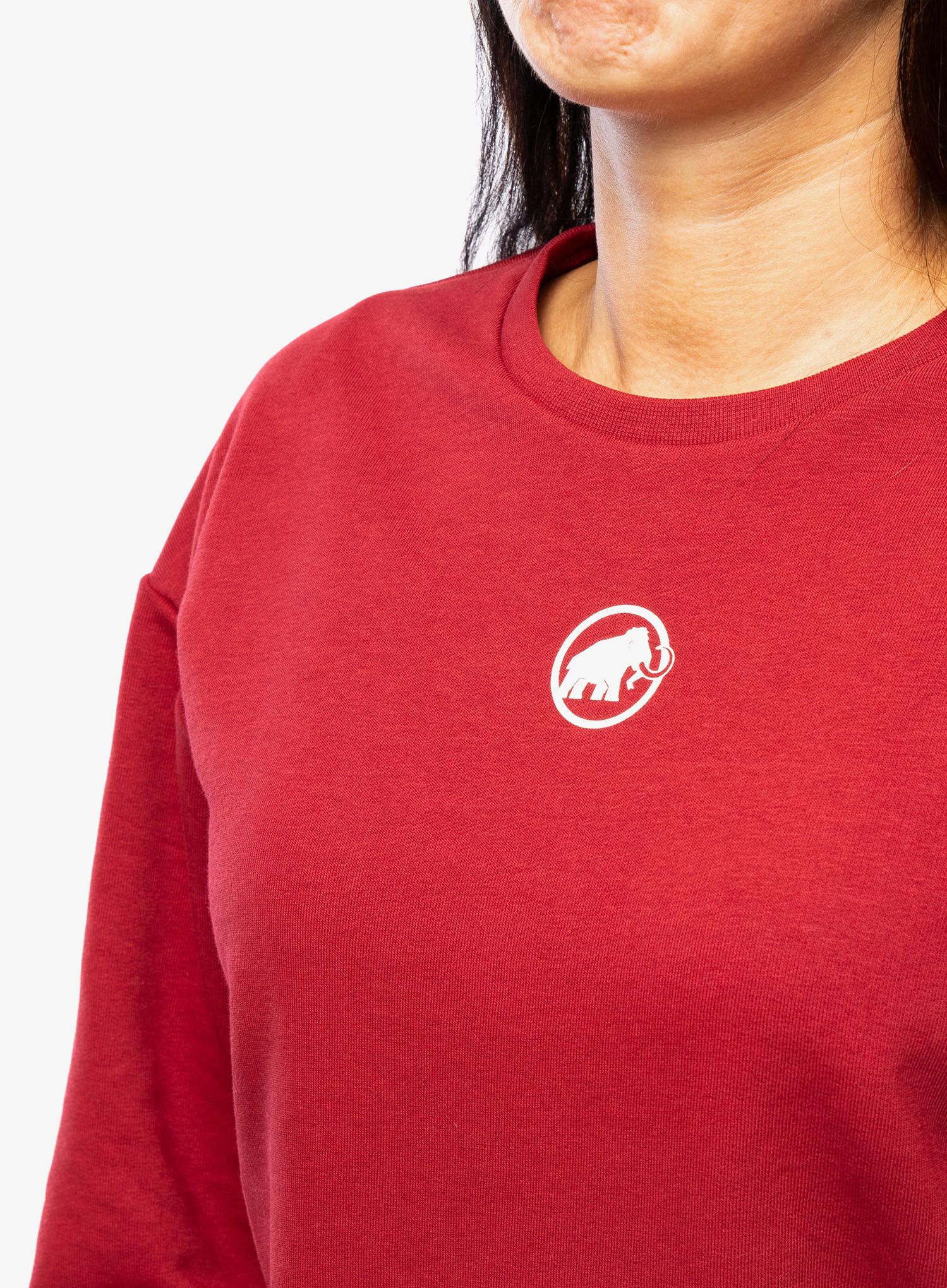 Ženska dukserica Mammut Core ML Crew Neck Original - blood red