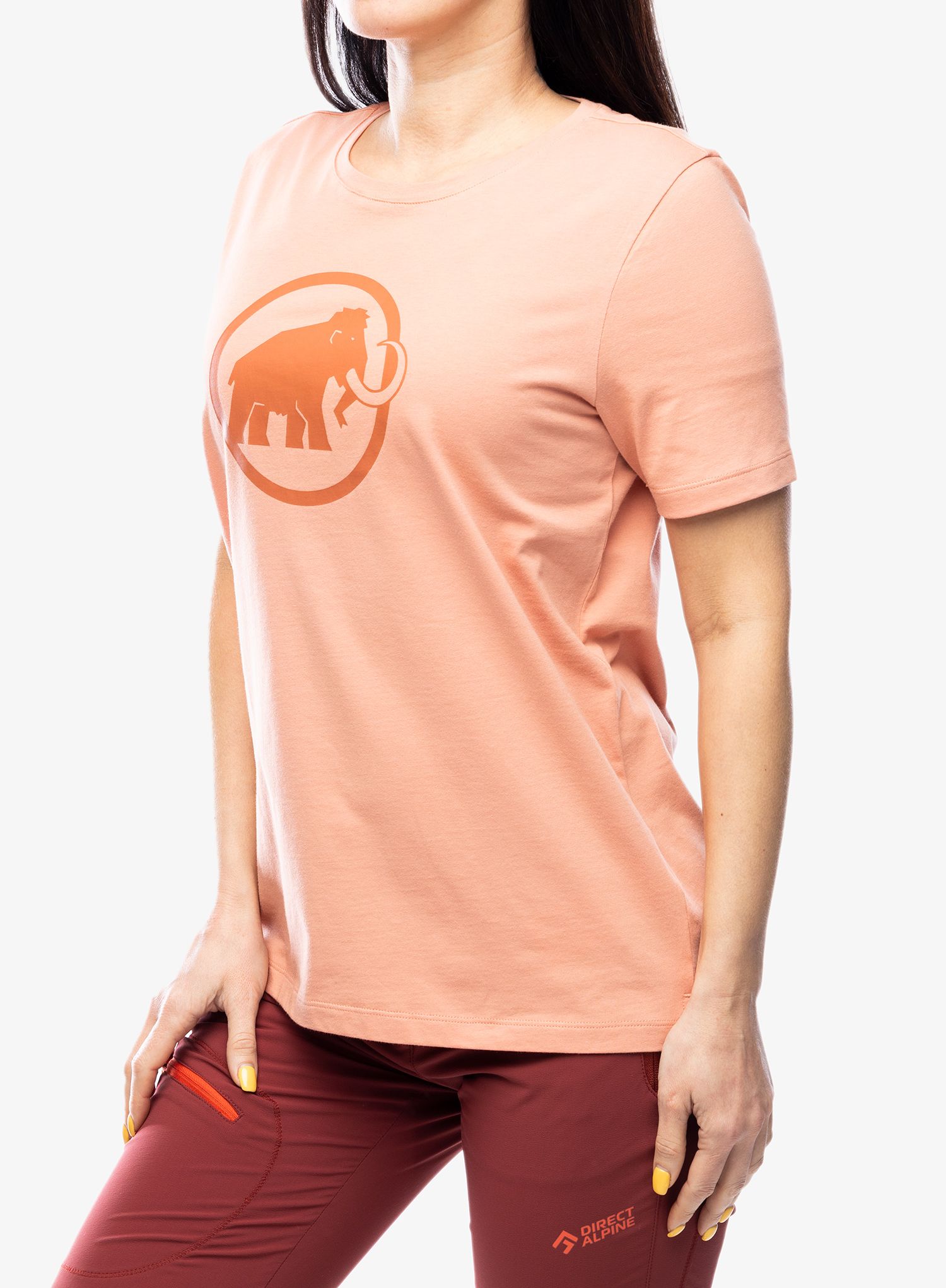 Ženska majica s tiskom Mammut Core T-Shirt Classic - quartz dust/dust