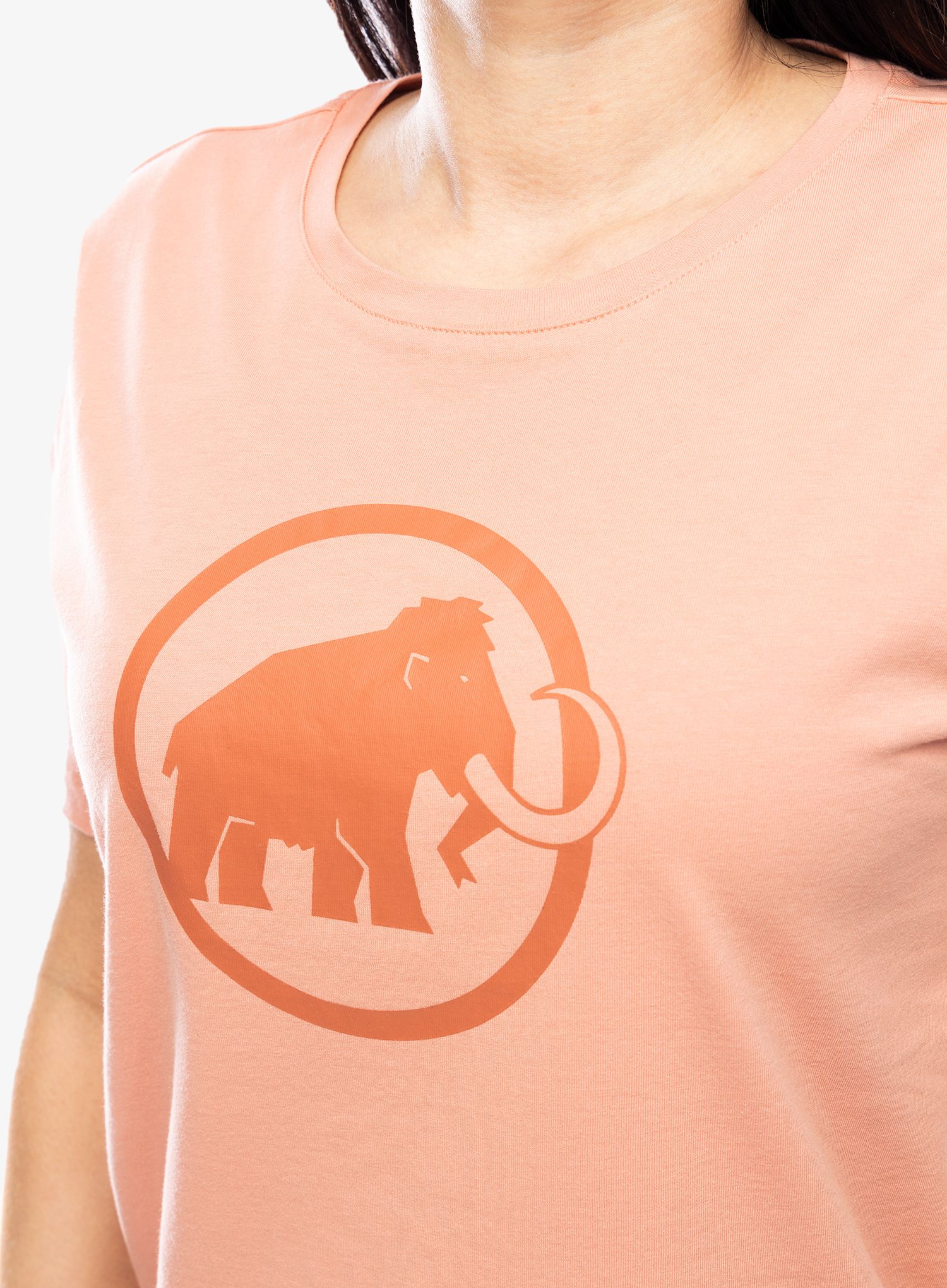 Ženska majica s tiskom Mammut Core T-Shirt Classic - quartz dust/dust