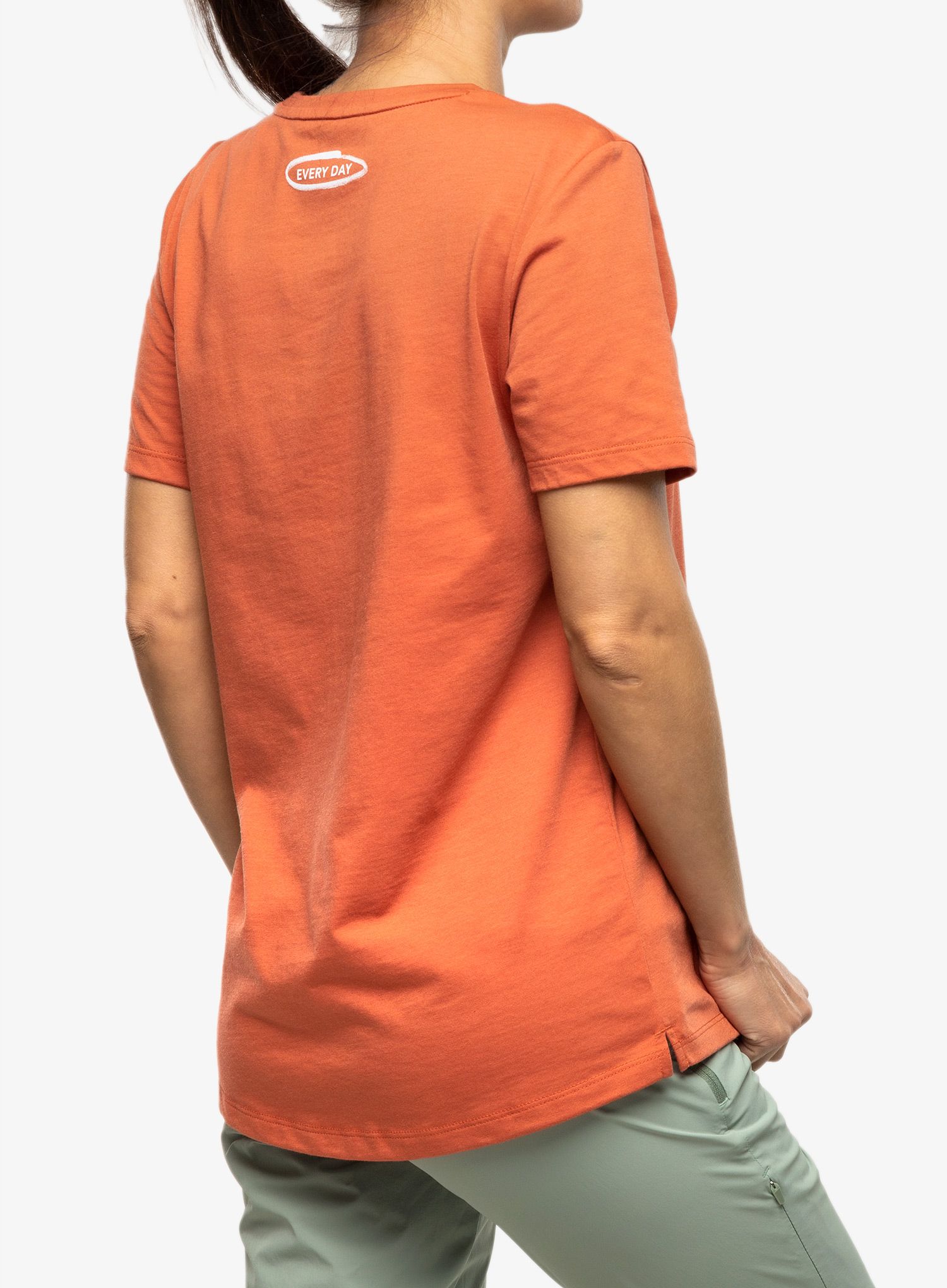 Ženska majica s tiskom Mammut Core T-Shirt Every Day - terracotta