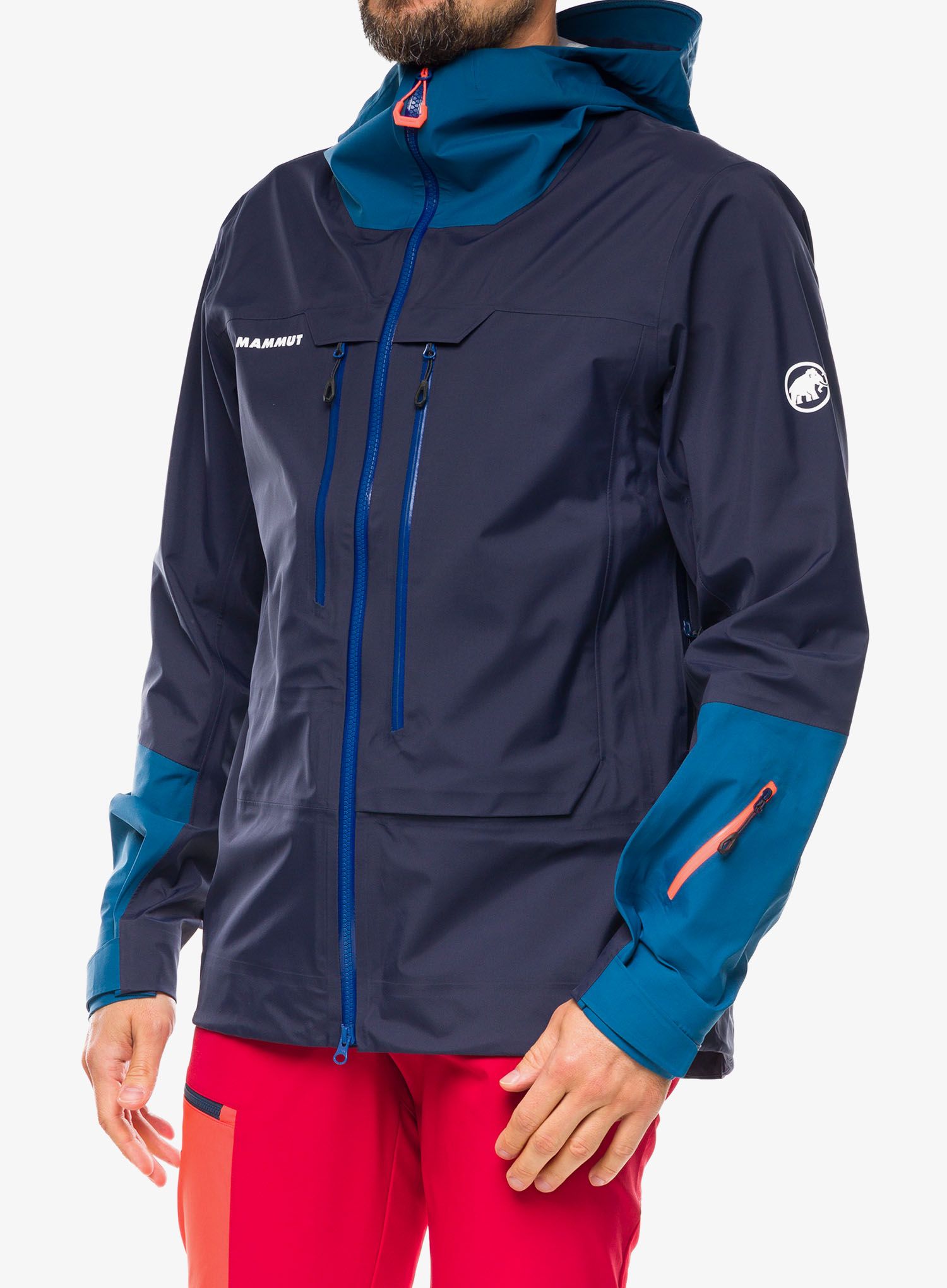Skijaška jakna Mammut Haldigrat Air HS Hooded Jacket - marine/deep ice