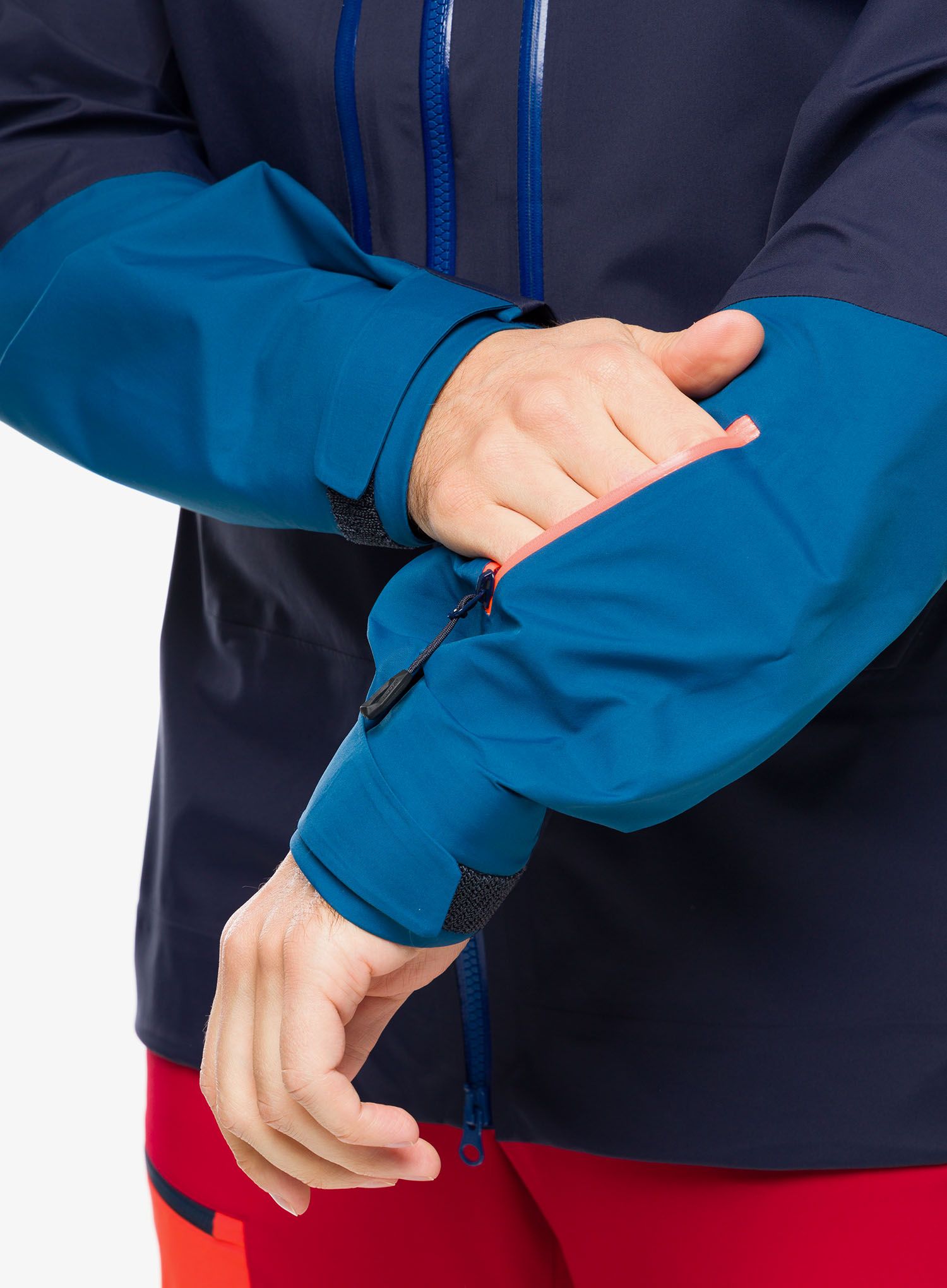 Skijaška jakna Mammut Haldigrat Air HS Hooded Jacket - marine/deep ice