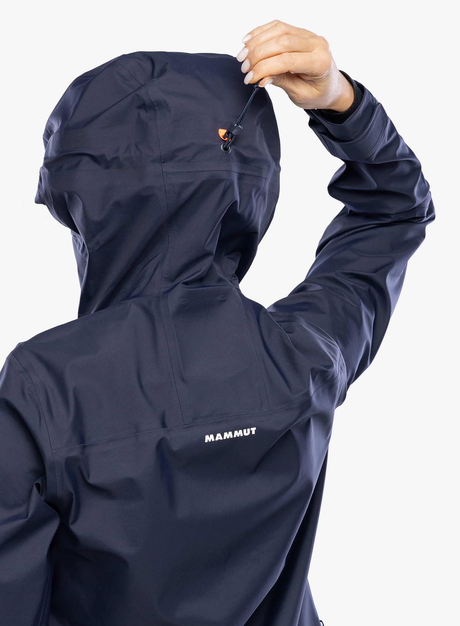 Ženska skijaška jakna Mammut Haldigrat Air HS Hooded Jacket - marine/white