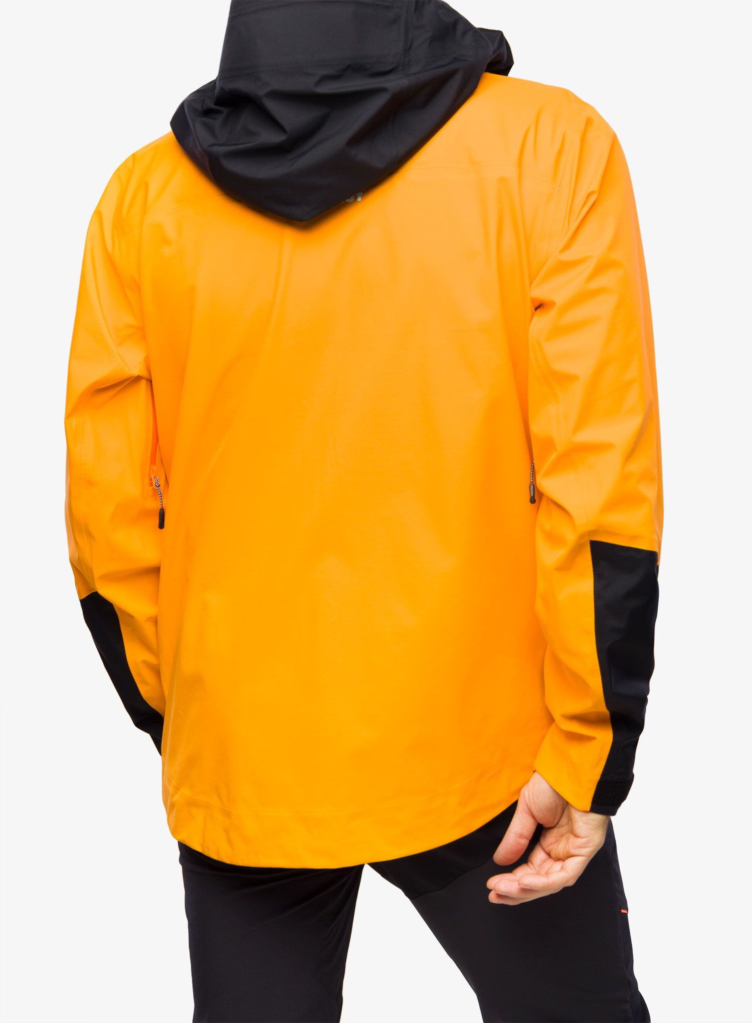 Skijaška jakna Mammut Haldigrat Air HS Hooded Jacket - tangerine/black