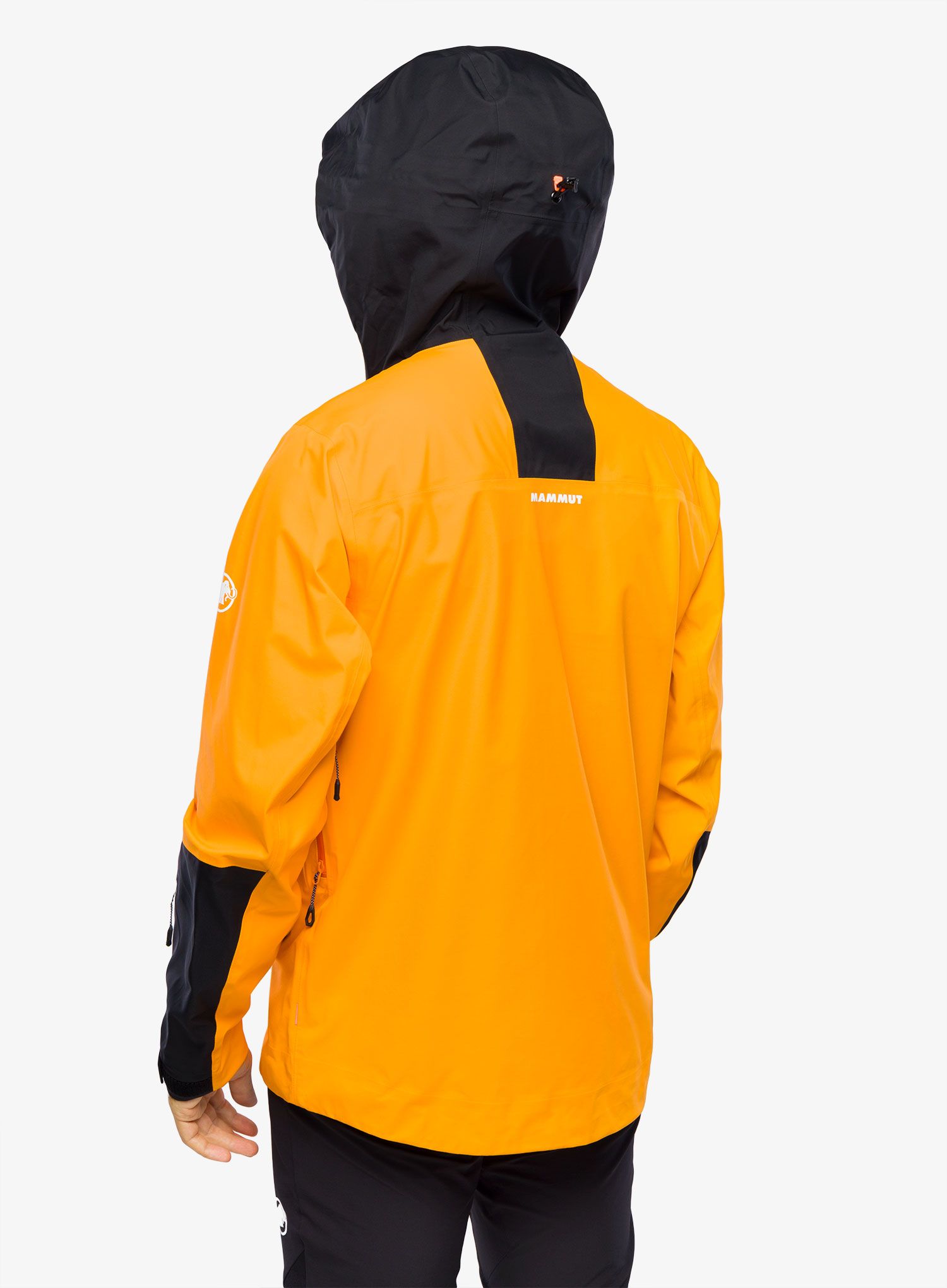 Skijaška jakna Mammut Haldigrat Air HS Hooded Jacket - tangerine/black
