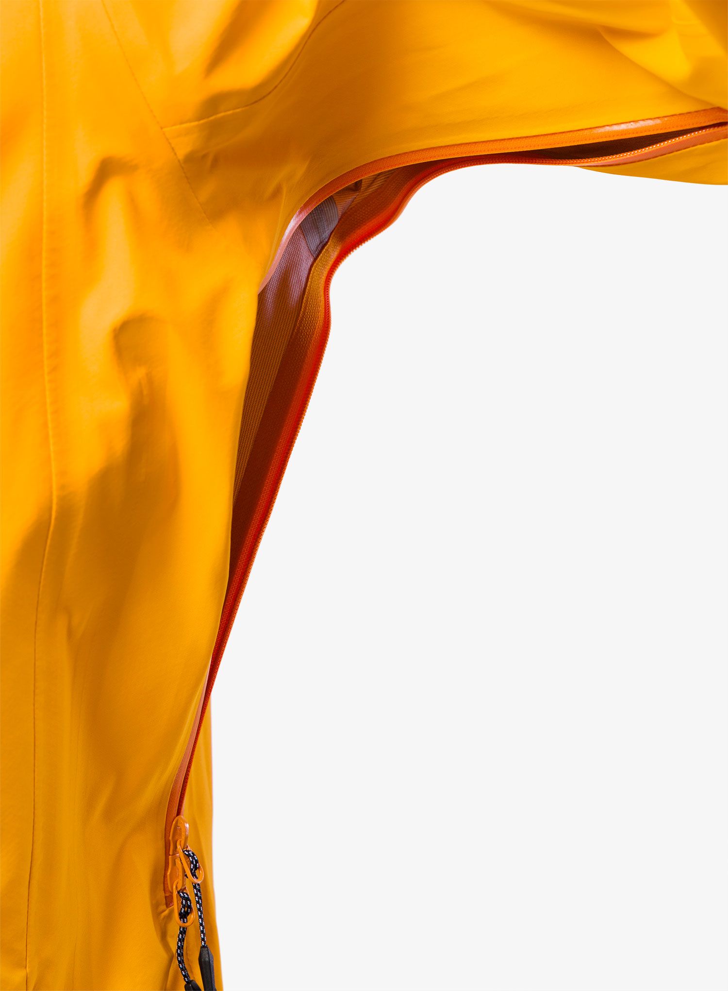 Skijaška jakna Mammut Haldigrat Air HS Hooded Jacket - tangerine/black