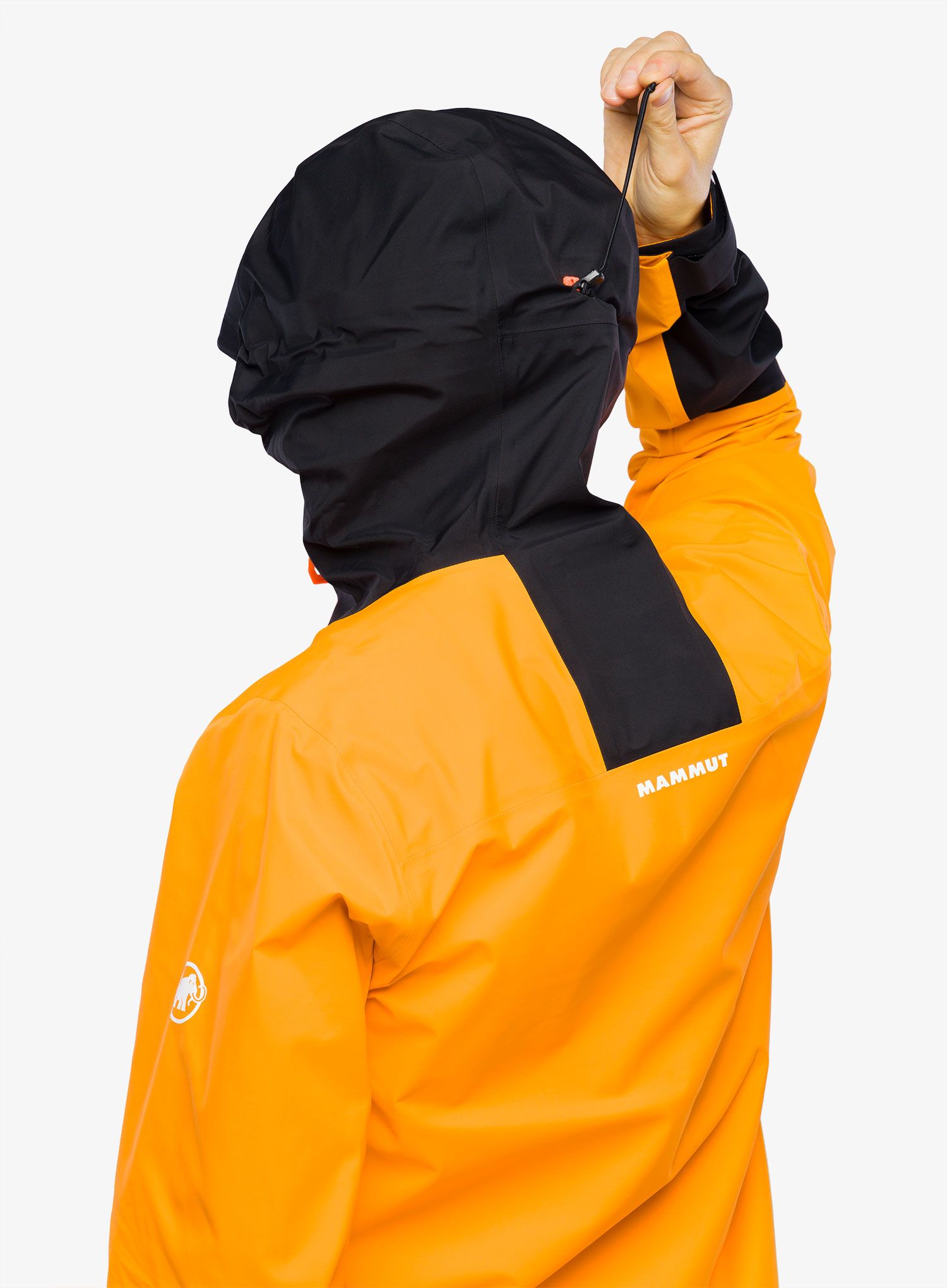 Skijaška jakna Mammut Haldigrat Air HS Hooded Jacket - tangerine/black