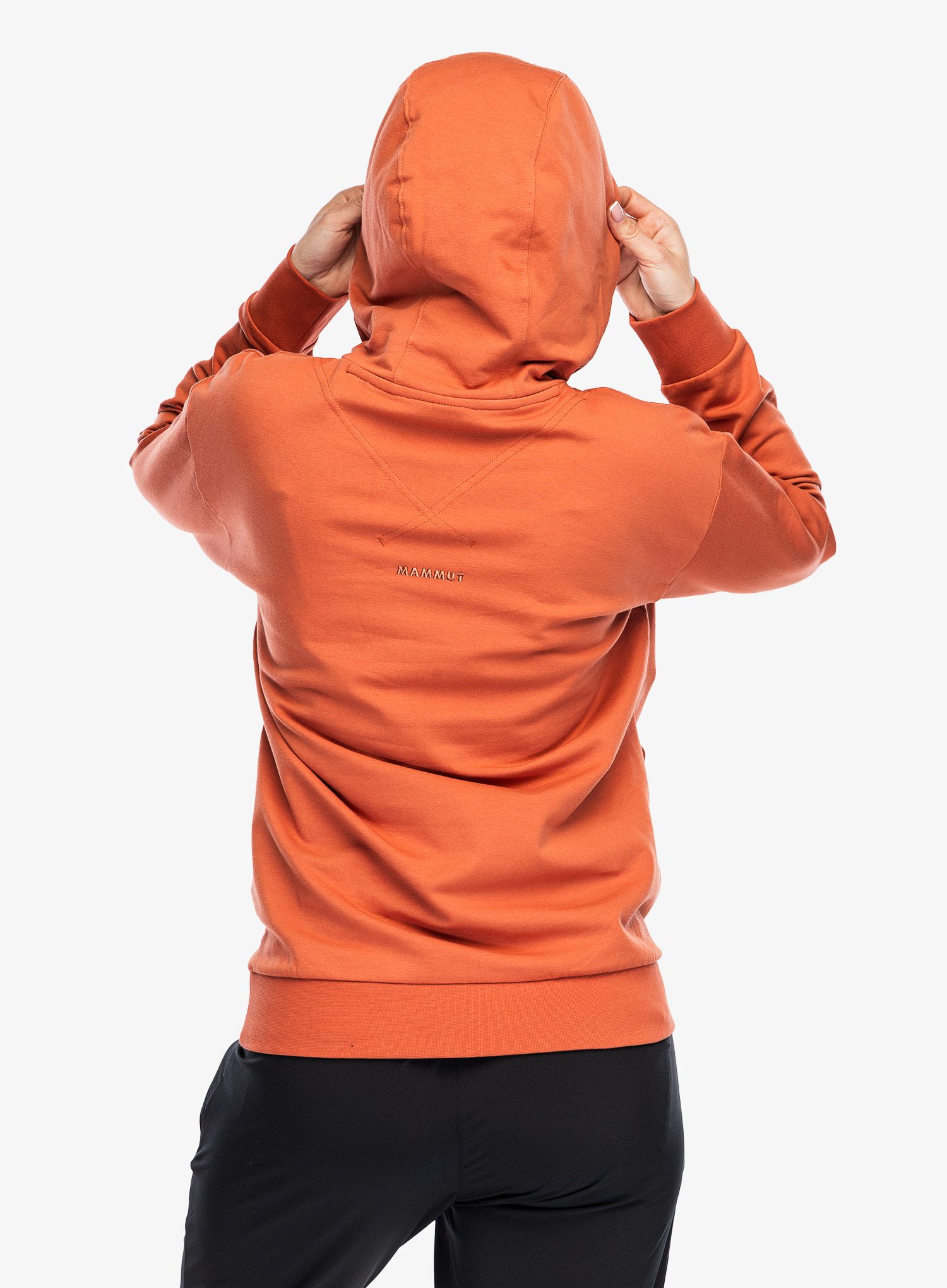 Ženska dukserica Mammut ML Hoody Logo - brick