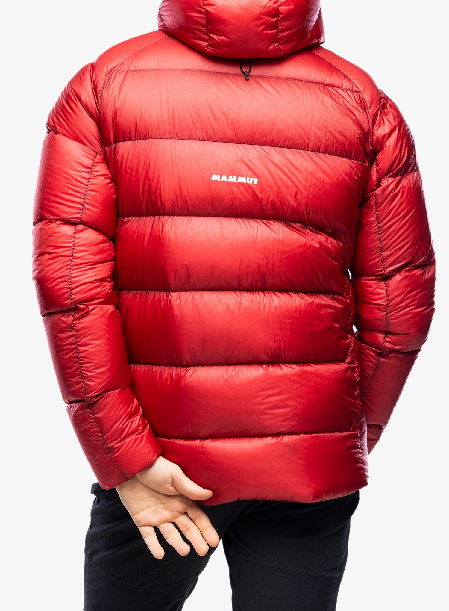 Pernata jakna Mammut Meron IN Hooded Jacket - blood red/black