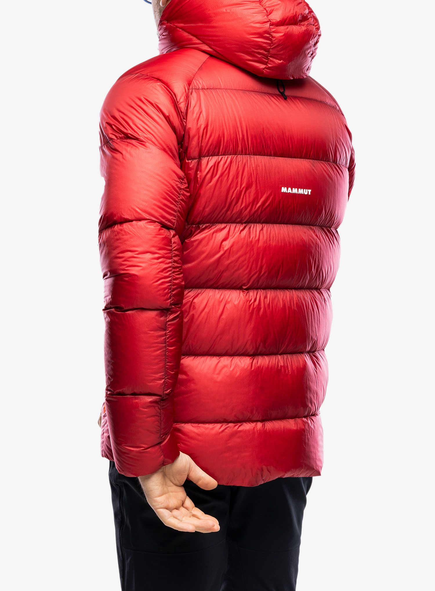 Pernata jakna Mammut Meron IN Hooded Jacket - blood red/black