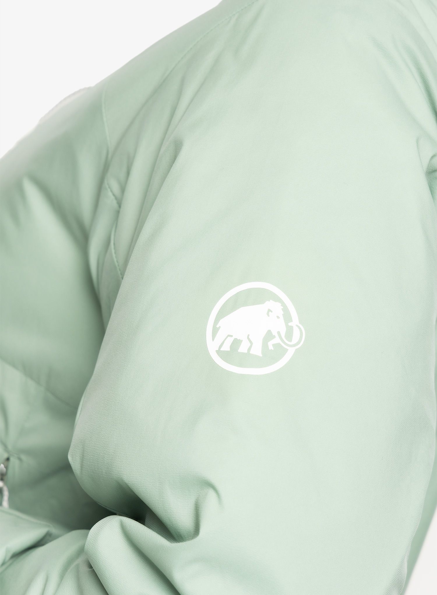 Jakna s postavom ženska Mammut Rime IN Flex Hooded Jacket - jade