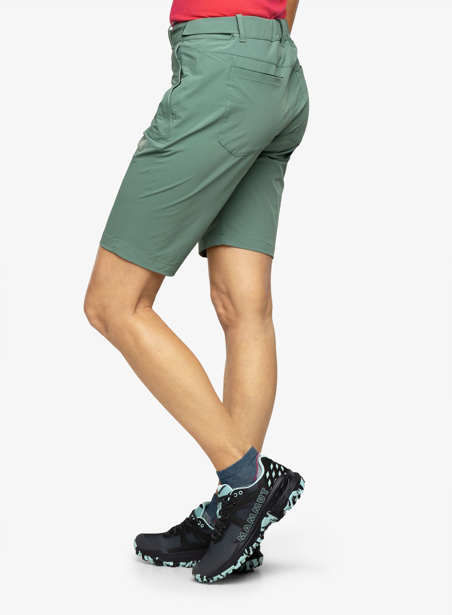 Ženske planinarske kratke hlače Mammut Runbold Shorts - dark jade
