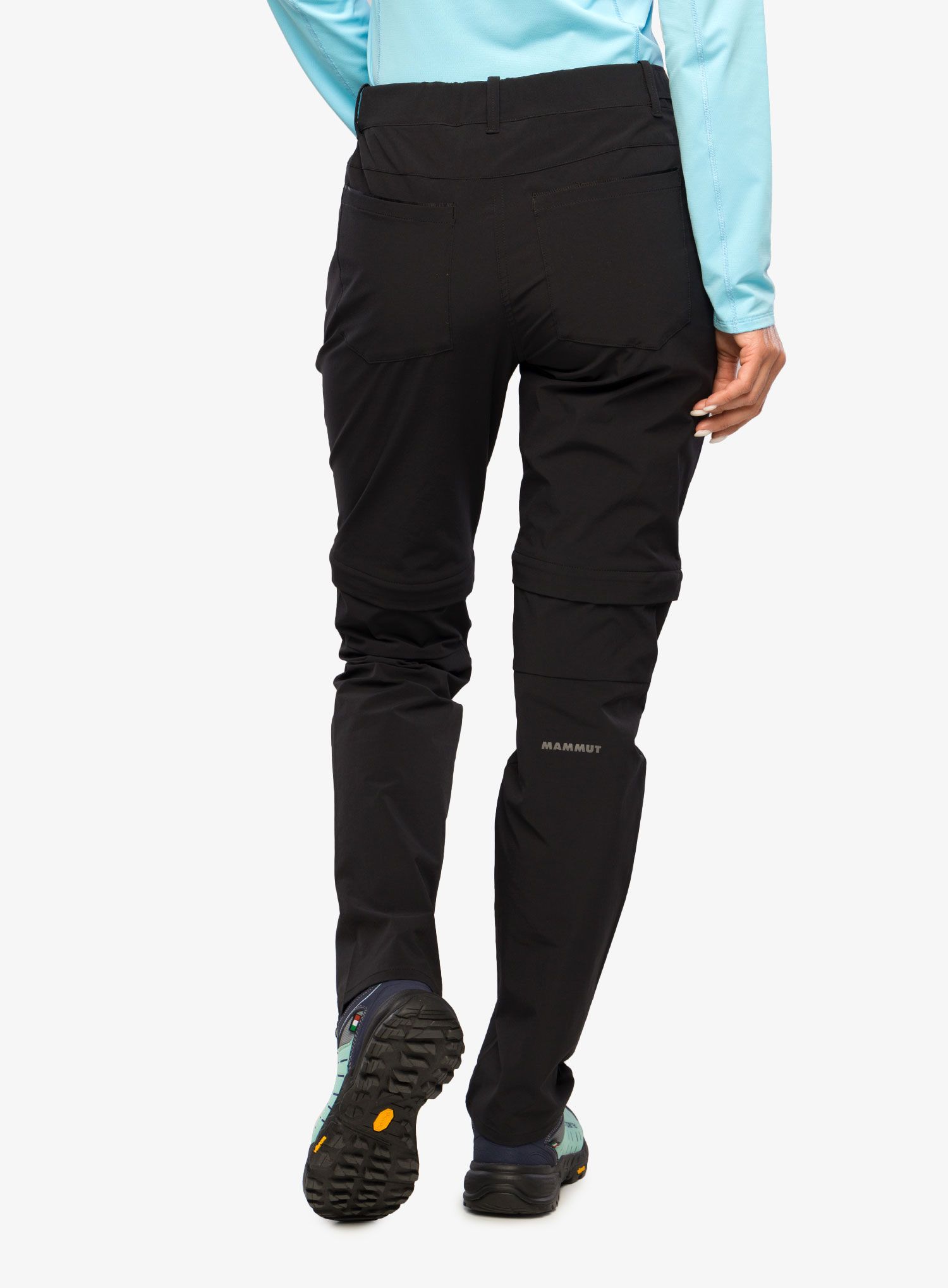 Ženske hlače Mammut Runbold Zip Off Pants - black