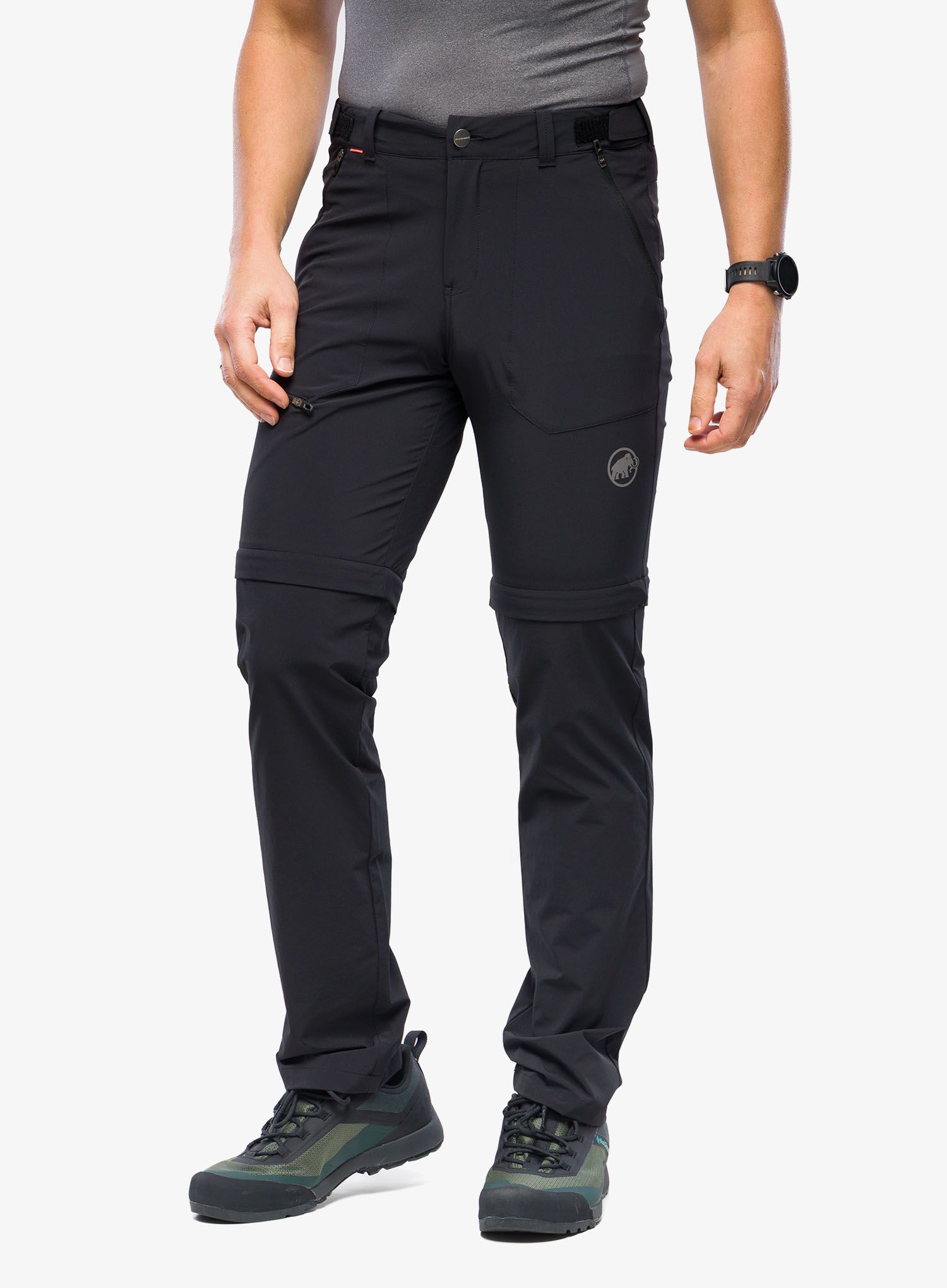 Hlače Mammut Runbold Zip Off Pants - black