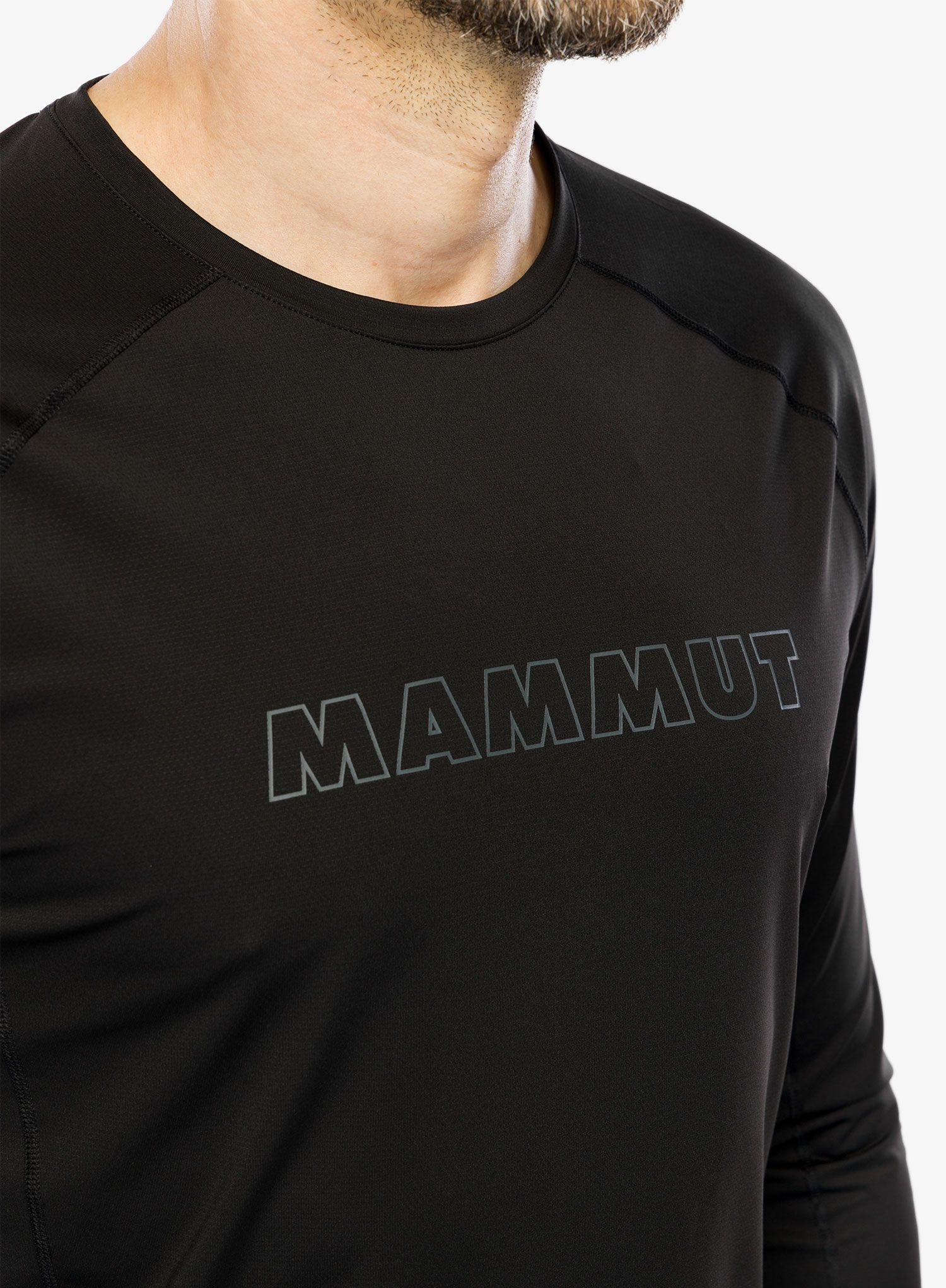 Dukserica Mammut Selun FL Longsleeve Logo - black