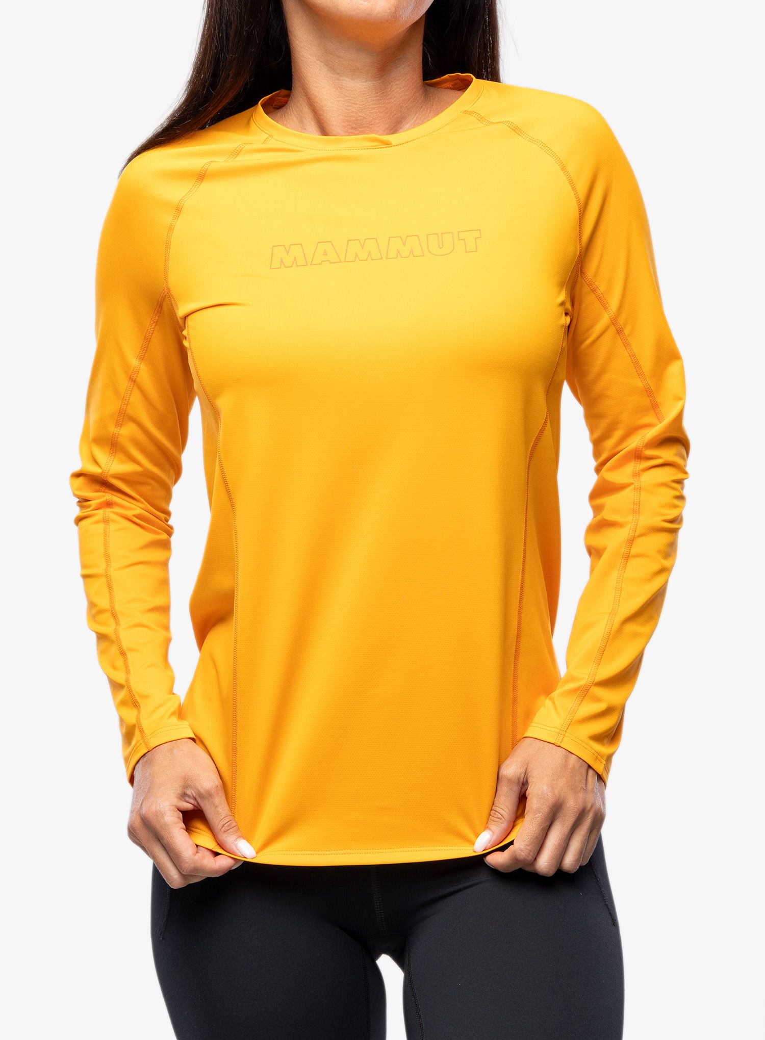 Ženski longsleeve Mammut Selun FL Longsleeve Logo - tangerine