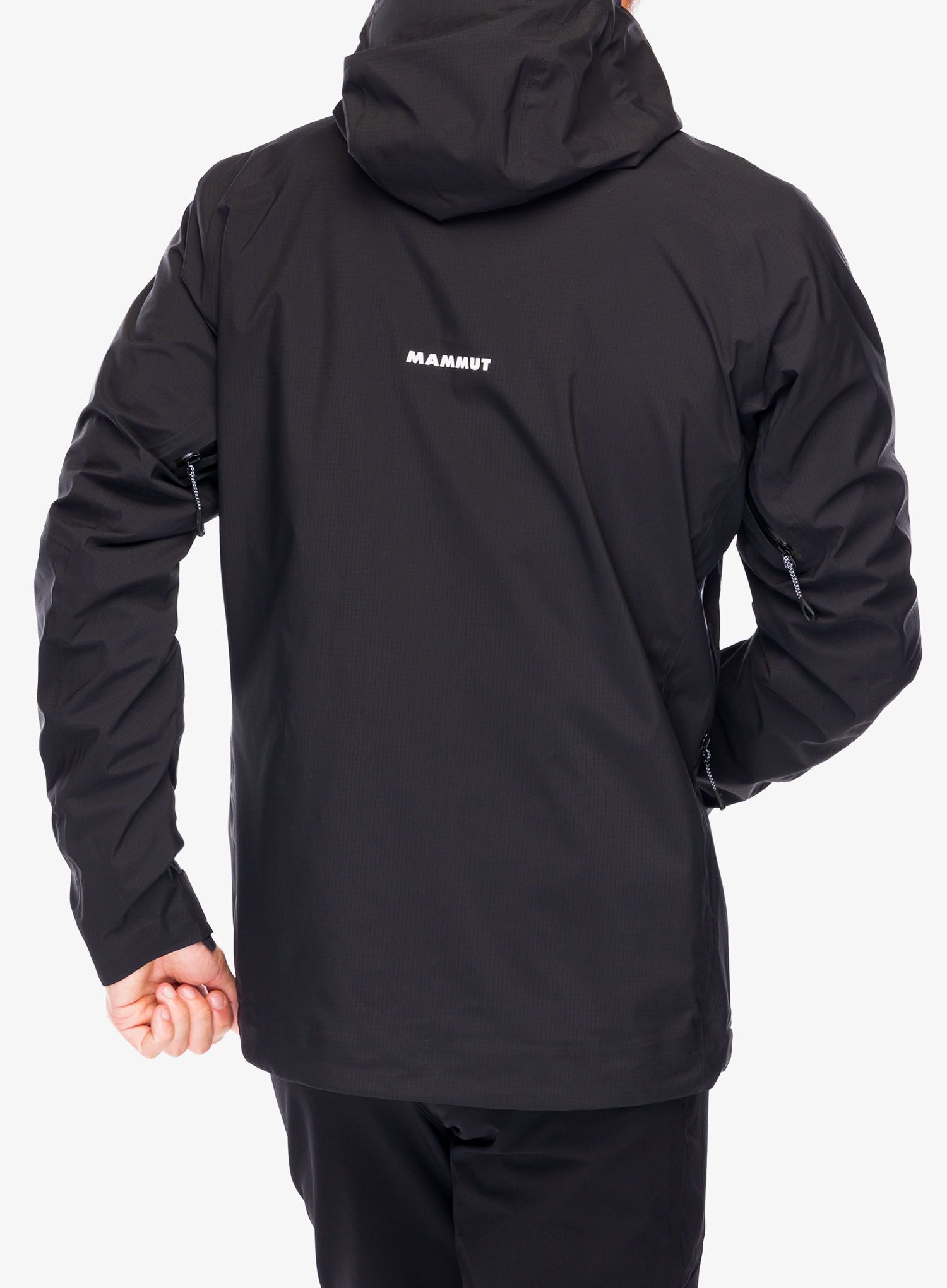 Kišna jakna Mammut Taiss HS Hooded Jacket - black