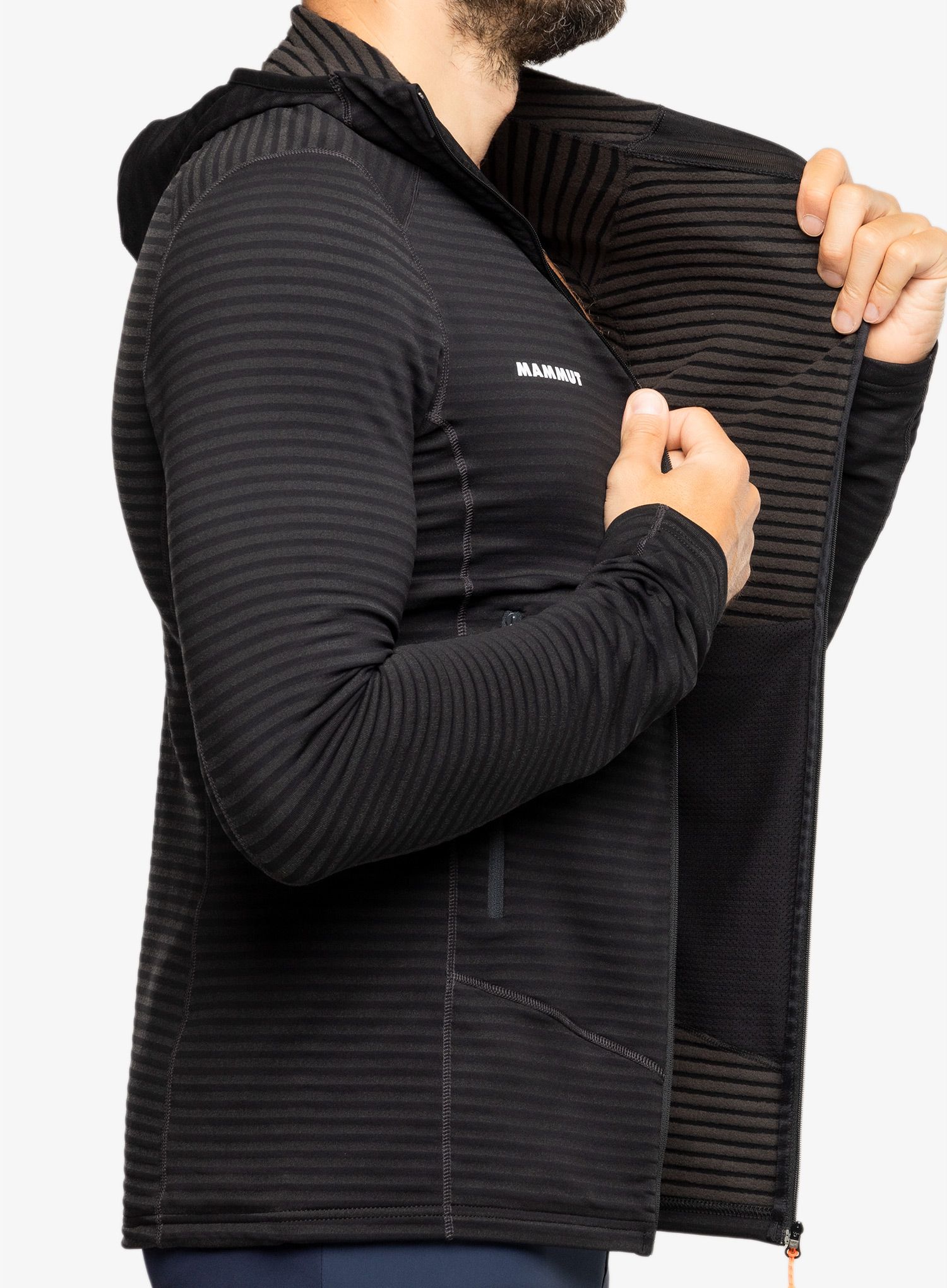 Trekking dukserica Mammut Taiss Light ML Hooded Jacket - black