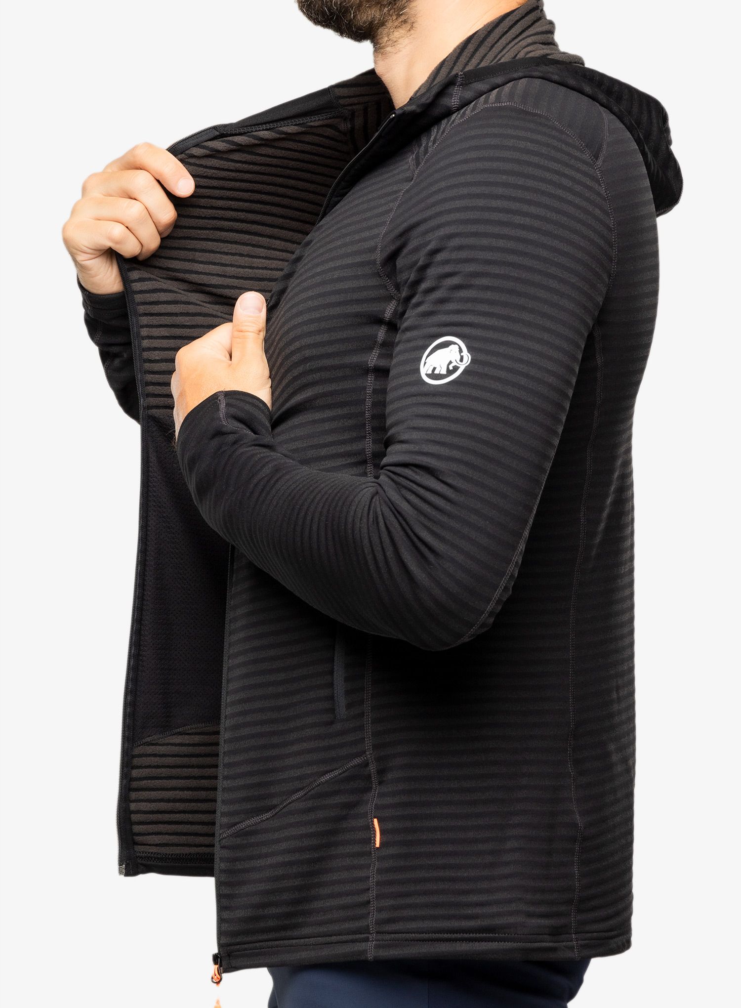 Trekking dukserica Mammut Taiss Light ML Hooded Jacket - black