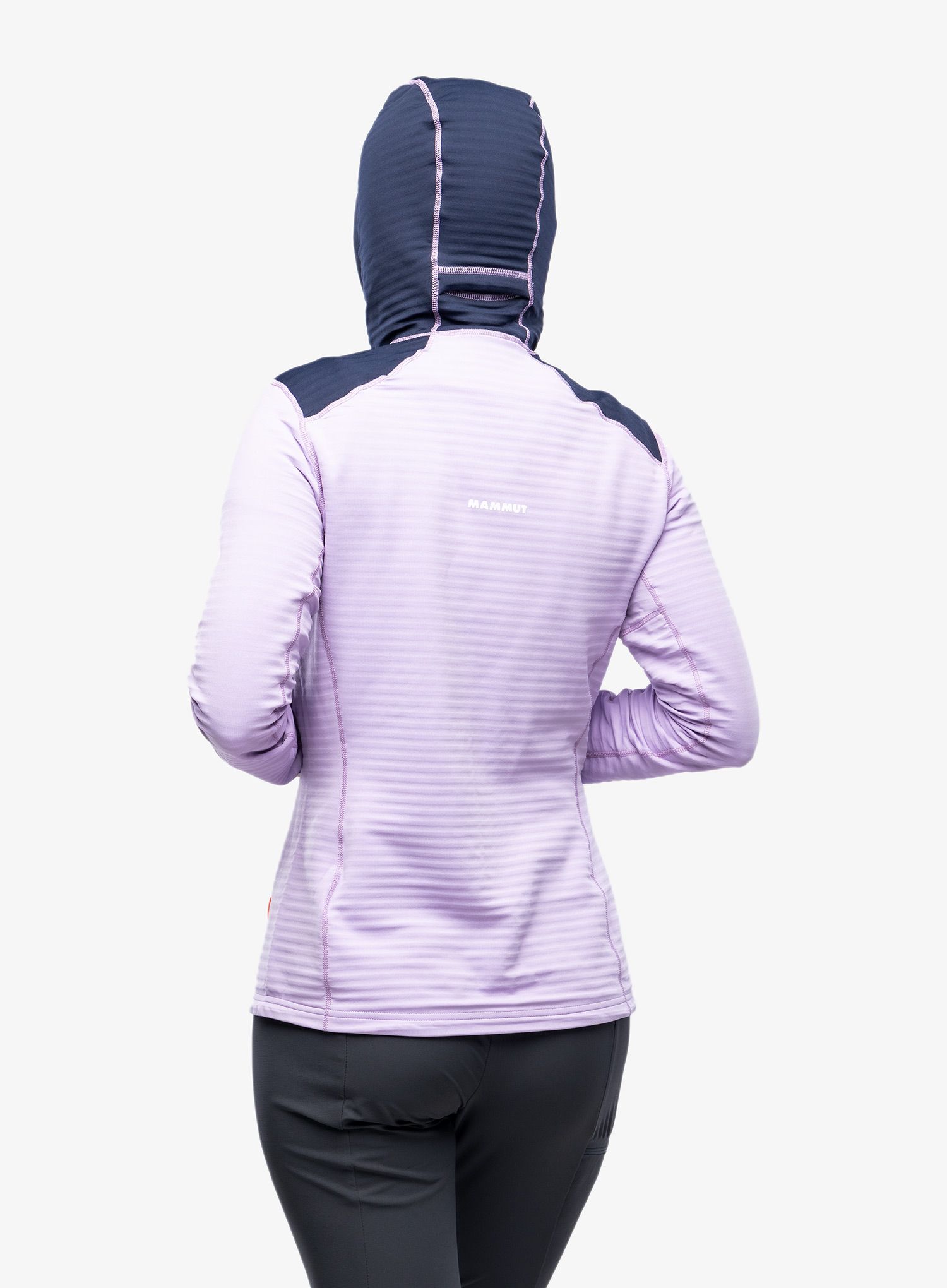 Dukserica s kapuljačom ženska Mammut Taiss Light ML Hooded Jacket - supernova/marine