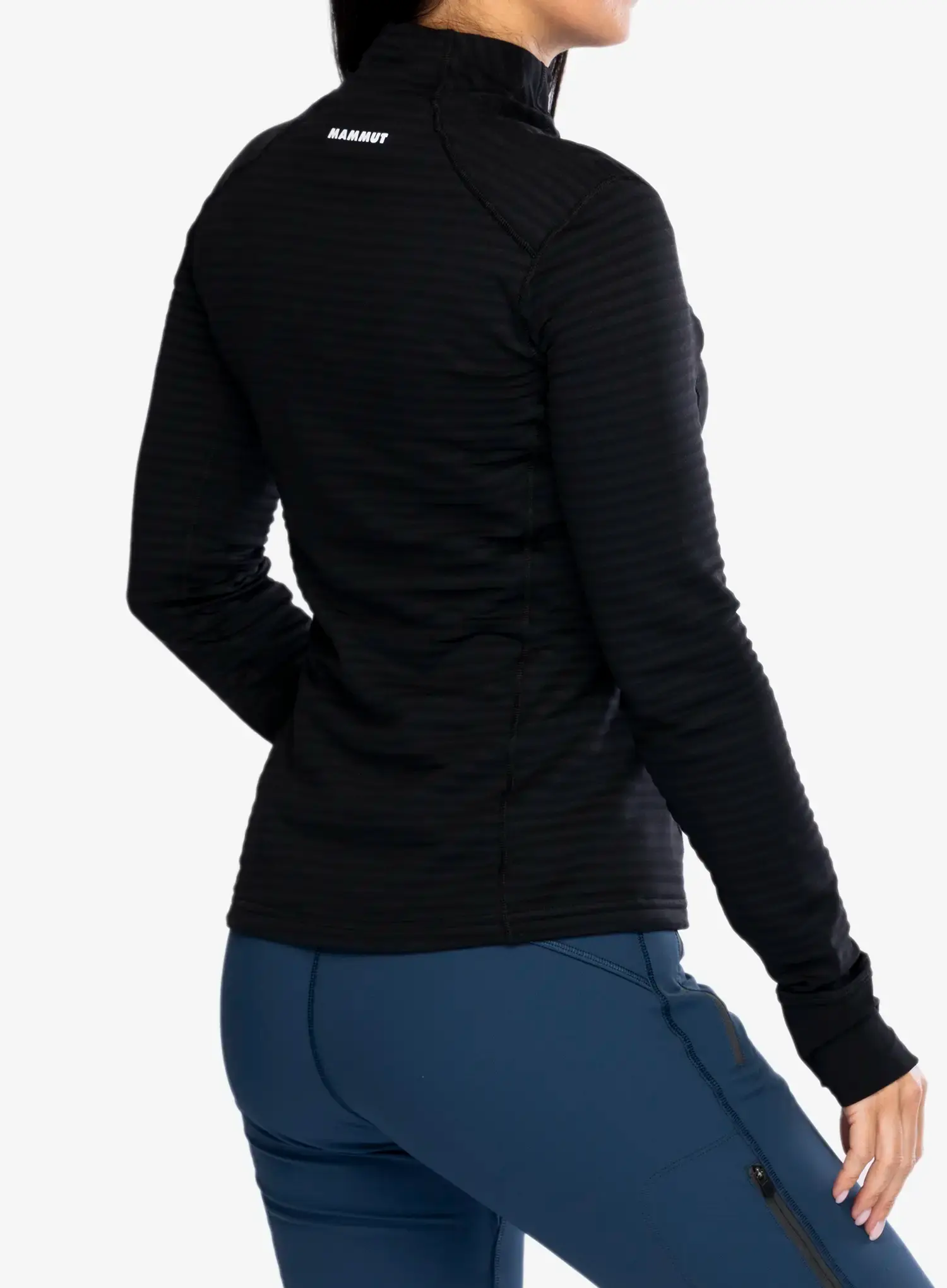 Ženska dukserica na otkopčavanje Mammut Taiss Light ML Jacket - black