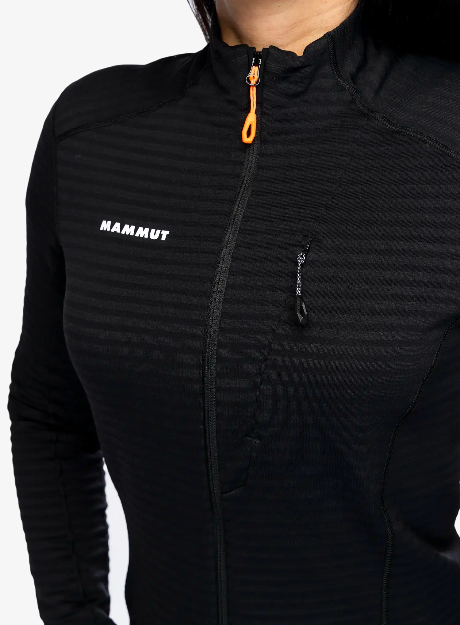 Ženska dukserica na otkopčavanje Mammut Taiss Light ML Jacket - black