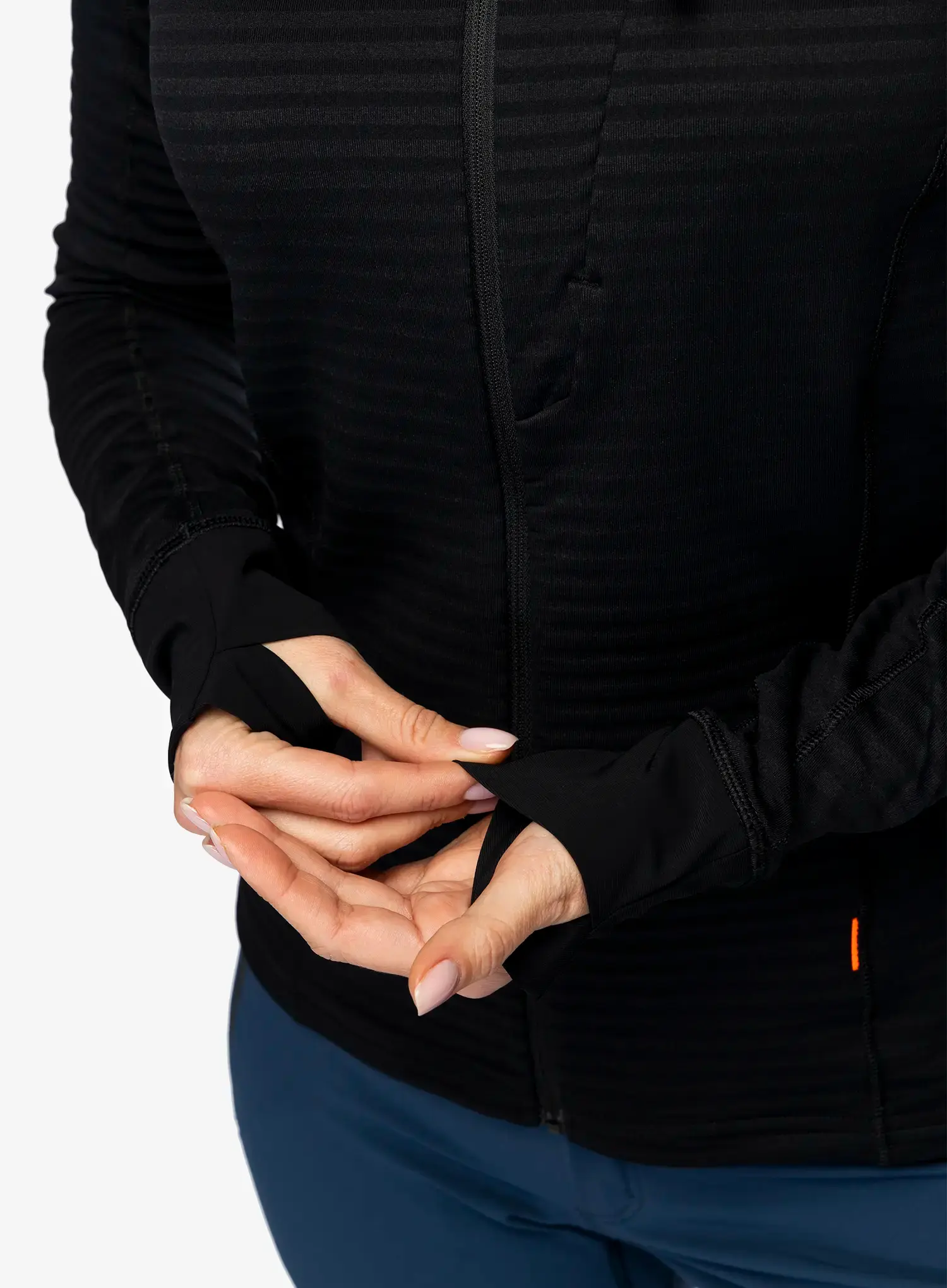 Ženska dukserica na otkopčavanje Mammut Taiss Light ML Jacket - black
