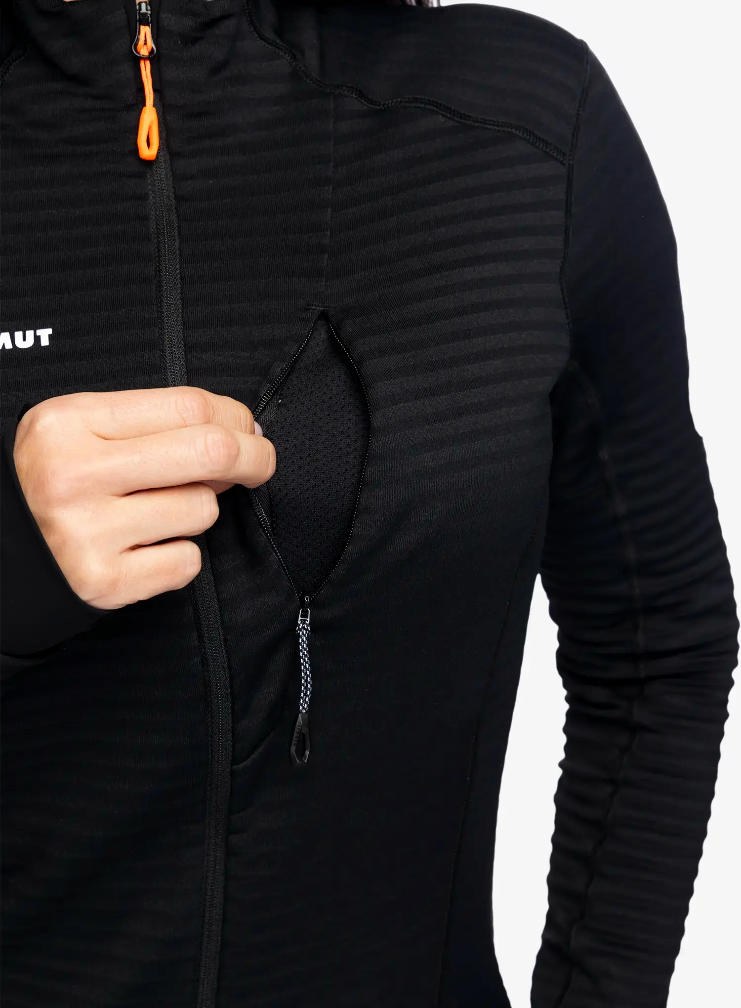 Ženska dukserica na otkopčavanje Mammut Taiss Light ML Jacket - black
