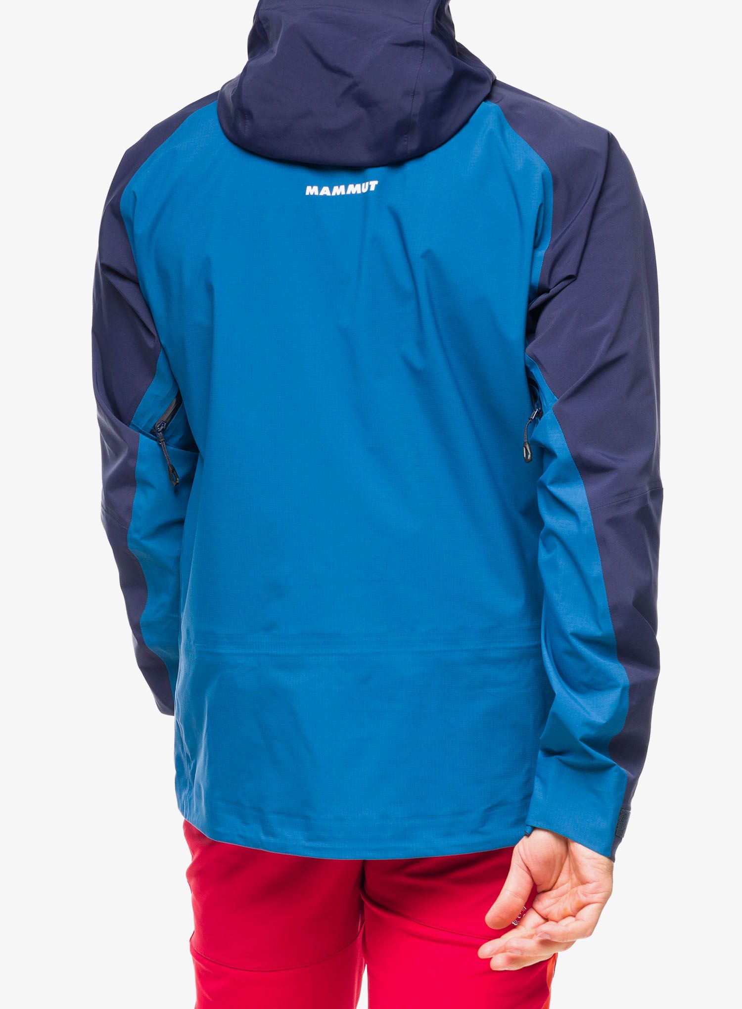 Kišna jakna Mammut Taiss Pro HS Hooded Jacket - deep ice/marine