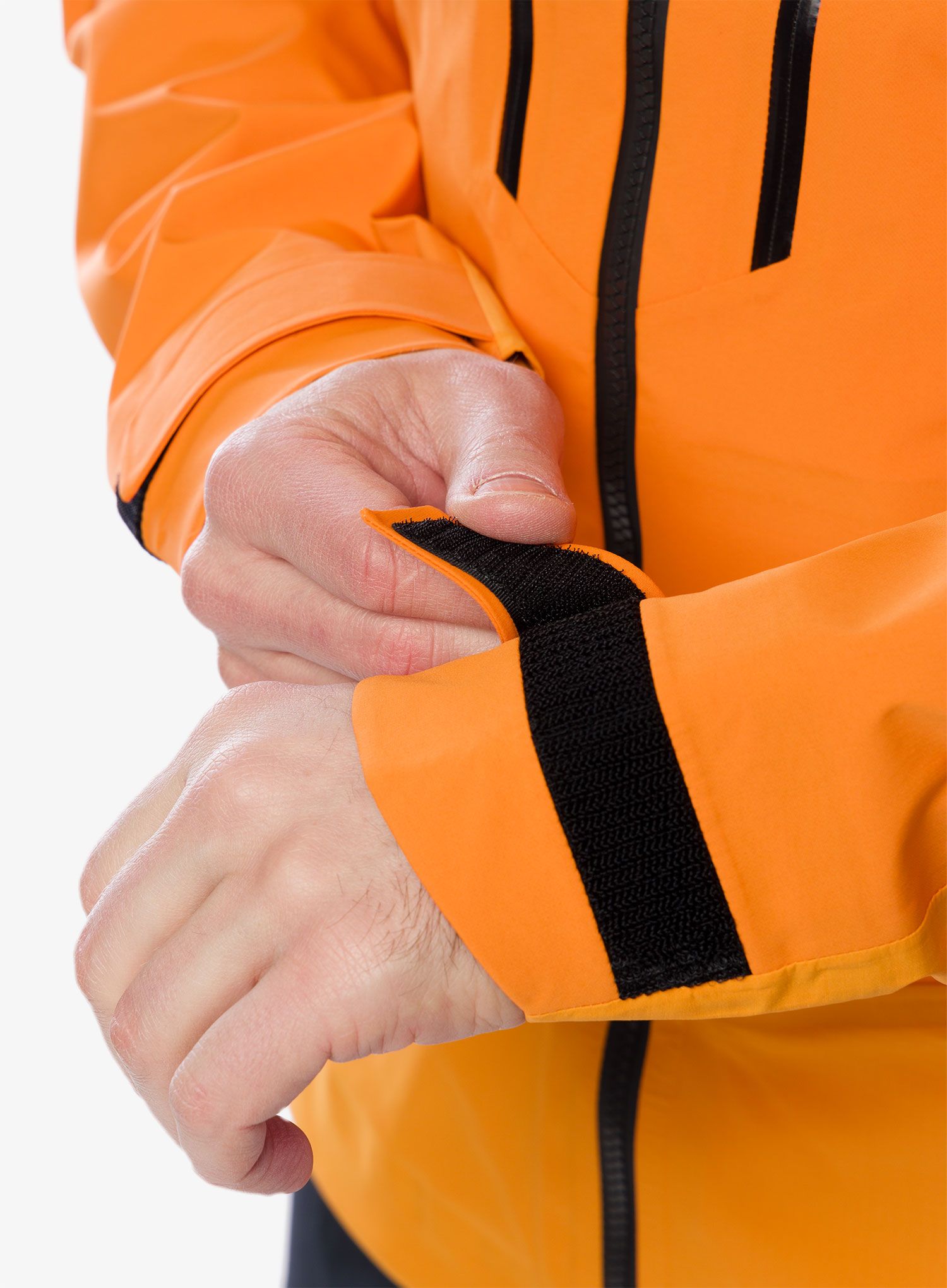 Kišna jakna Mammut Taiss Pro HS Hooded Jacket - tangerine/dark tangerine