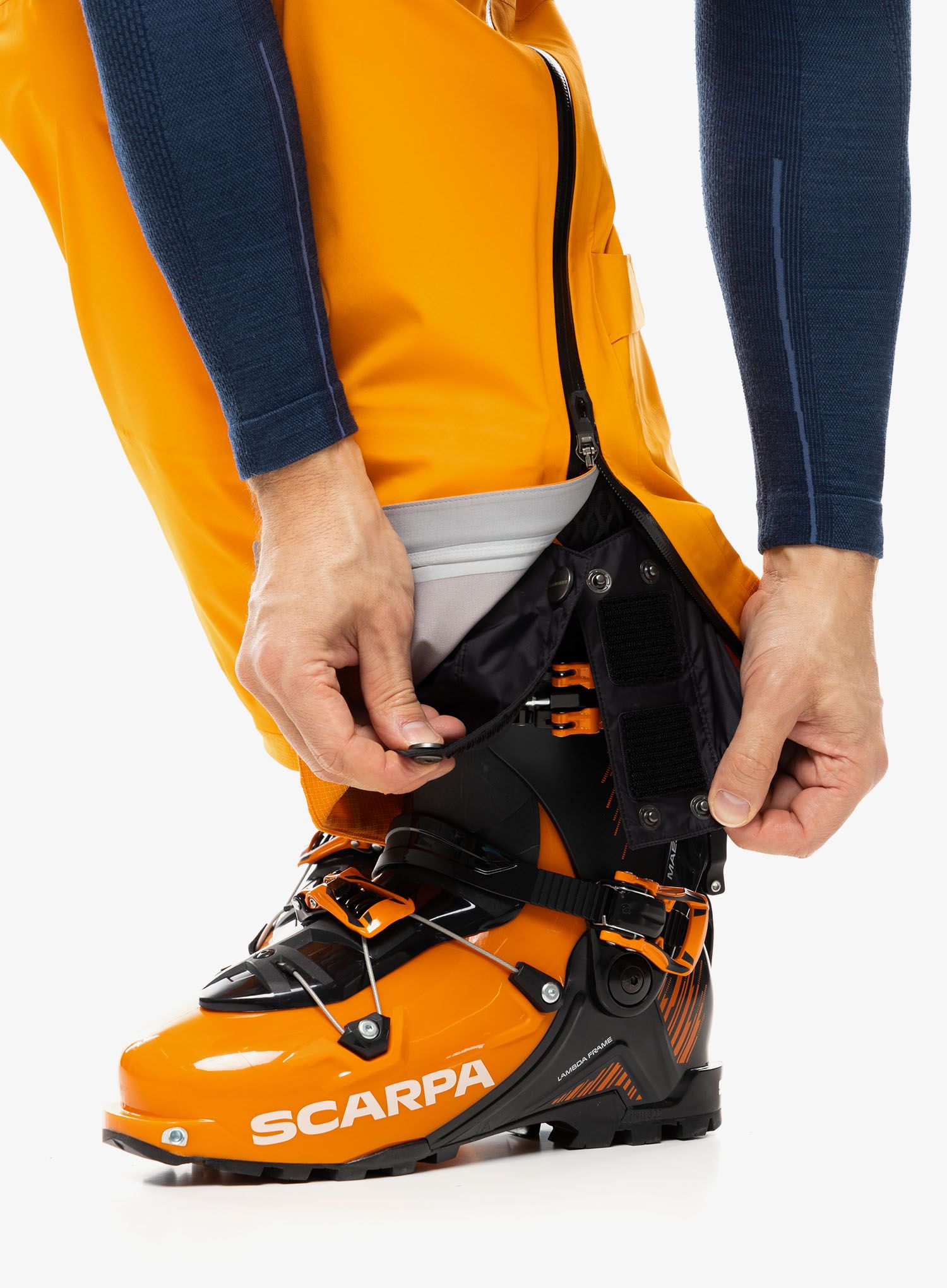 Kišne hlače Mammut Taiss Pro HS Pants - tangerine
