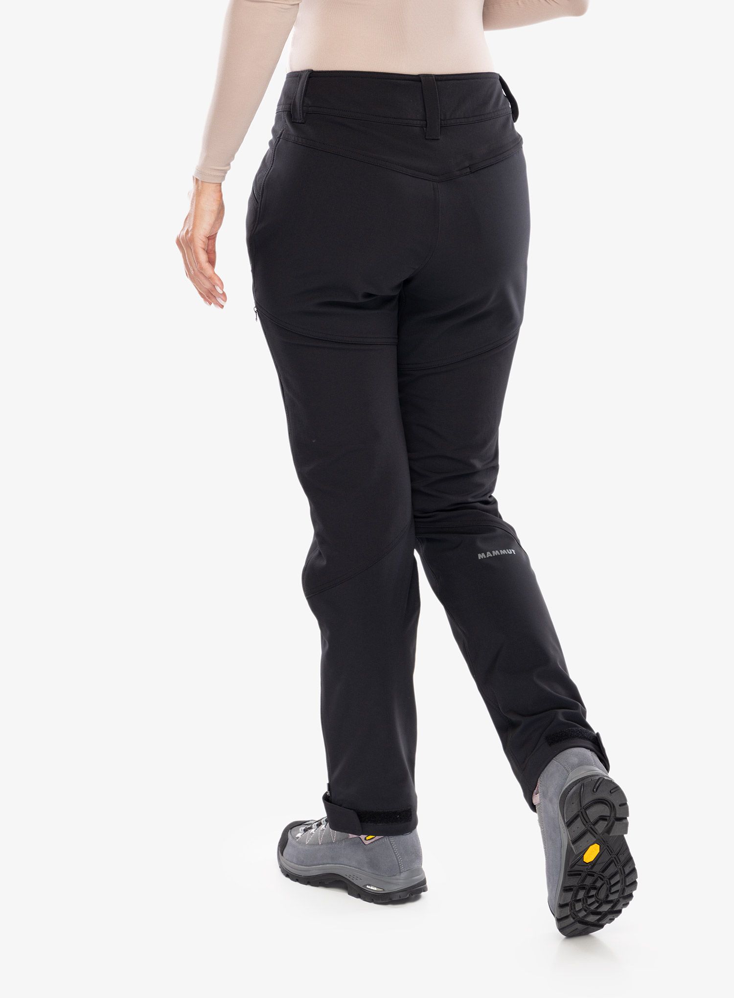 Ženske softshell hlače Mammut Zinal Guide SO Hybrid Pants - black
