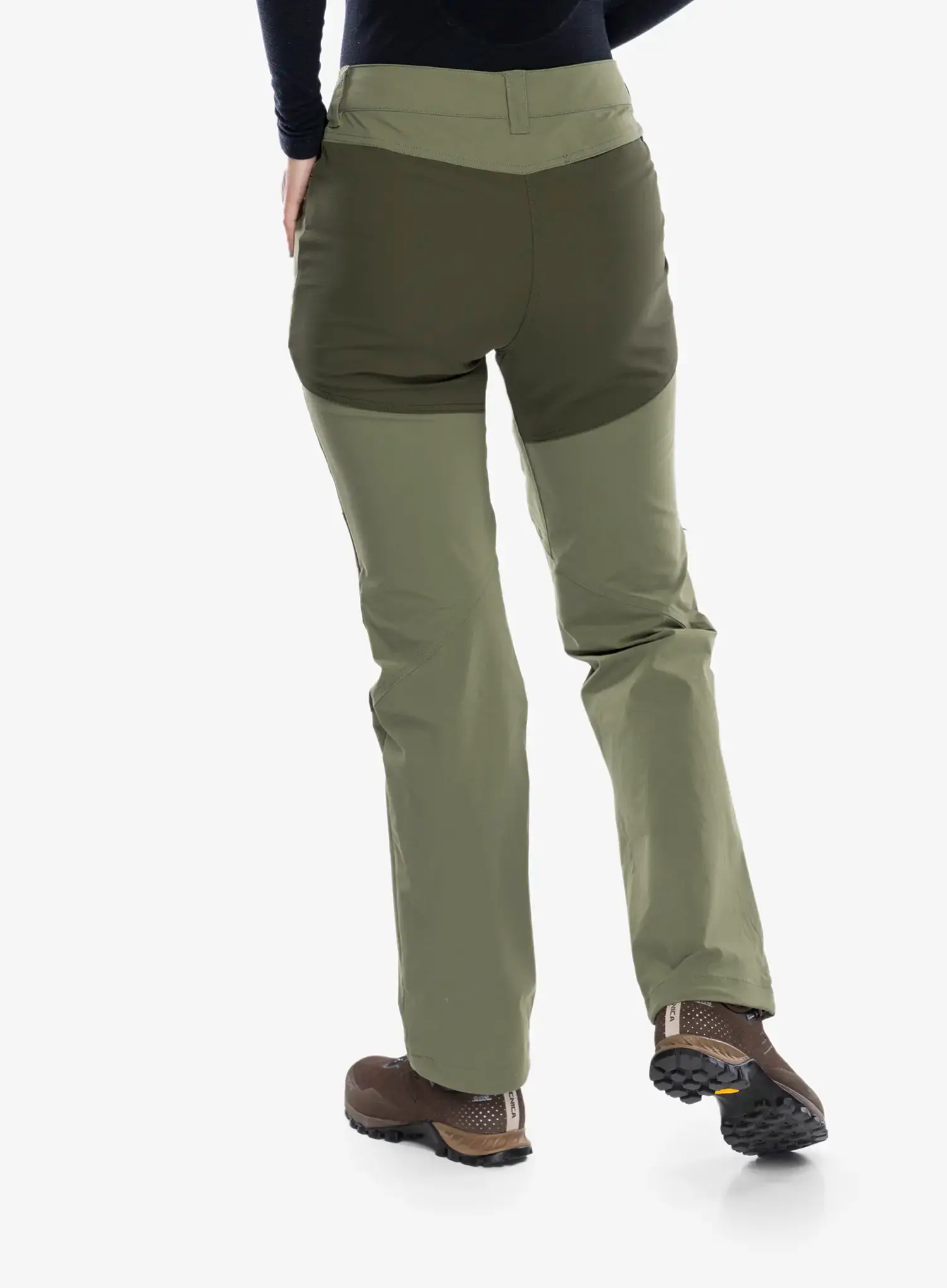 Ženske hlače Mammut Zinal Hybrid Pants - marsh/dark marsh