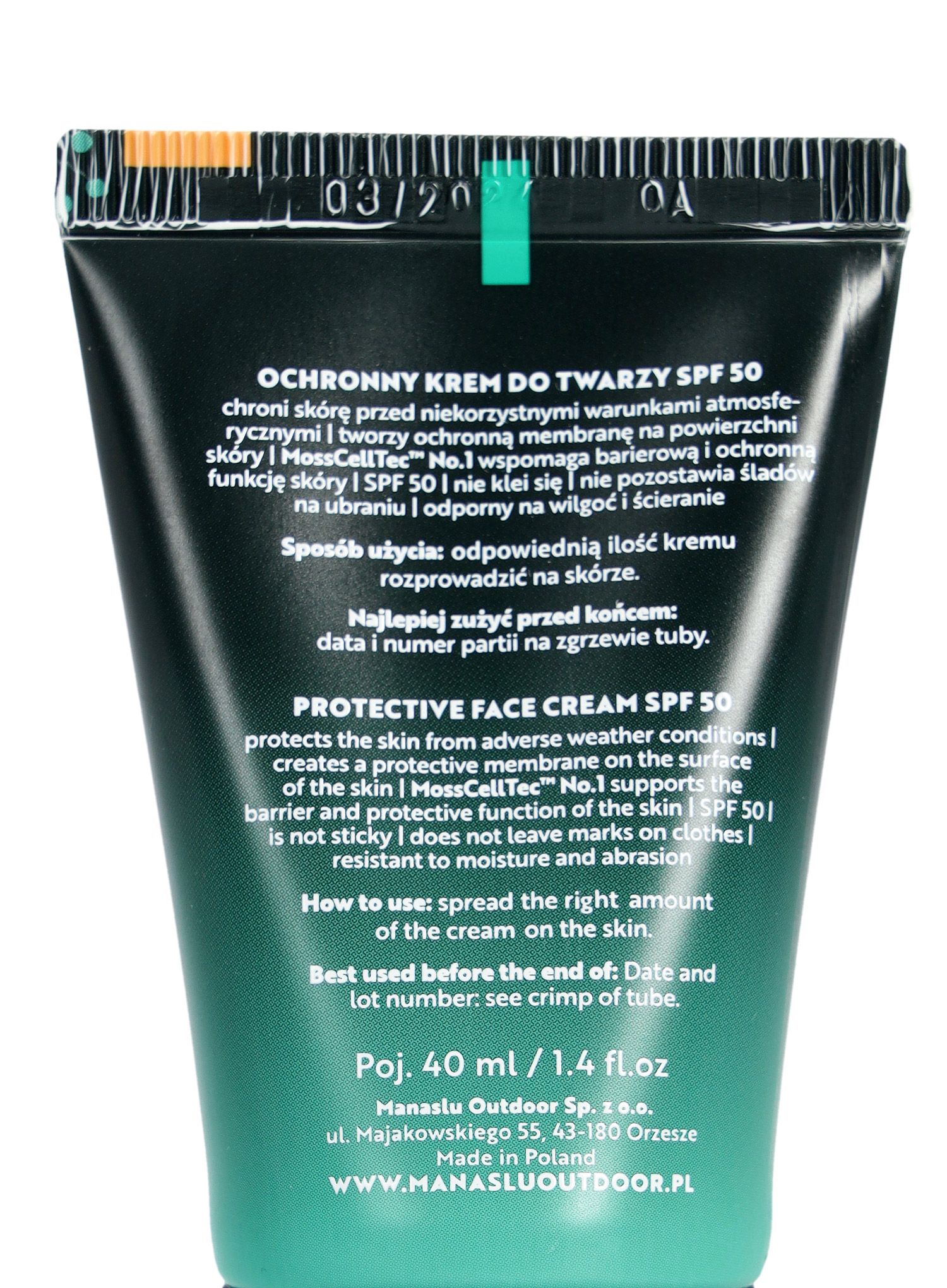 Krema Manaslu Outdoor Extreme Outdoor SPF 50 40 ml
