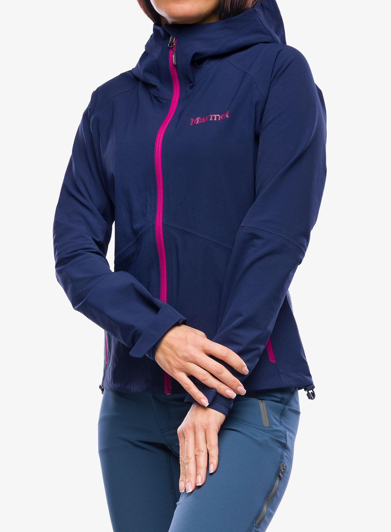Ženska softshell jakna Marmot Alsek Hoody - arctic navy