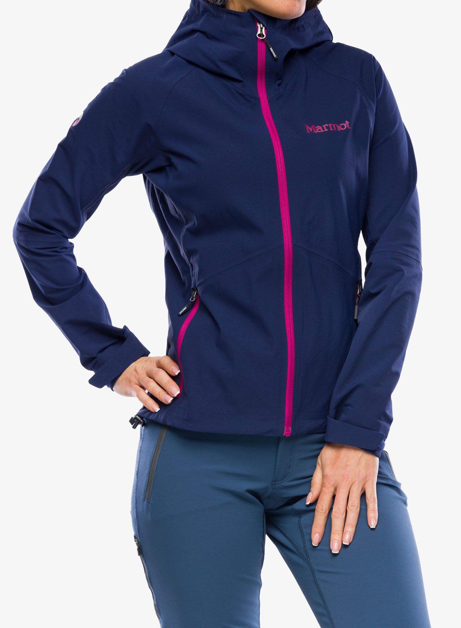 Ženska softshell jakna Marmot Alsek Hoody - arctic navy