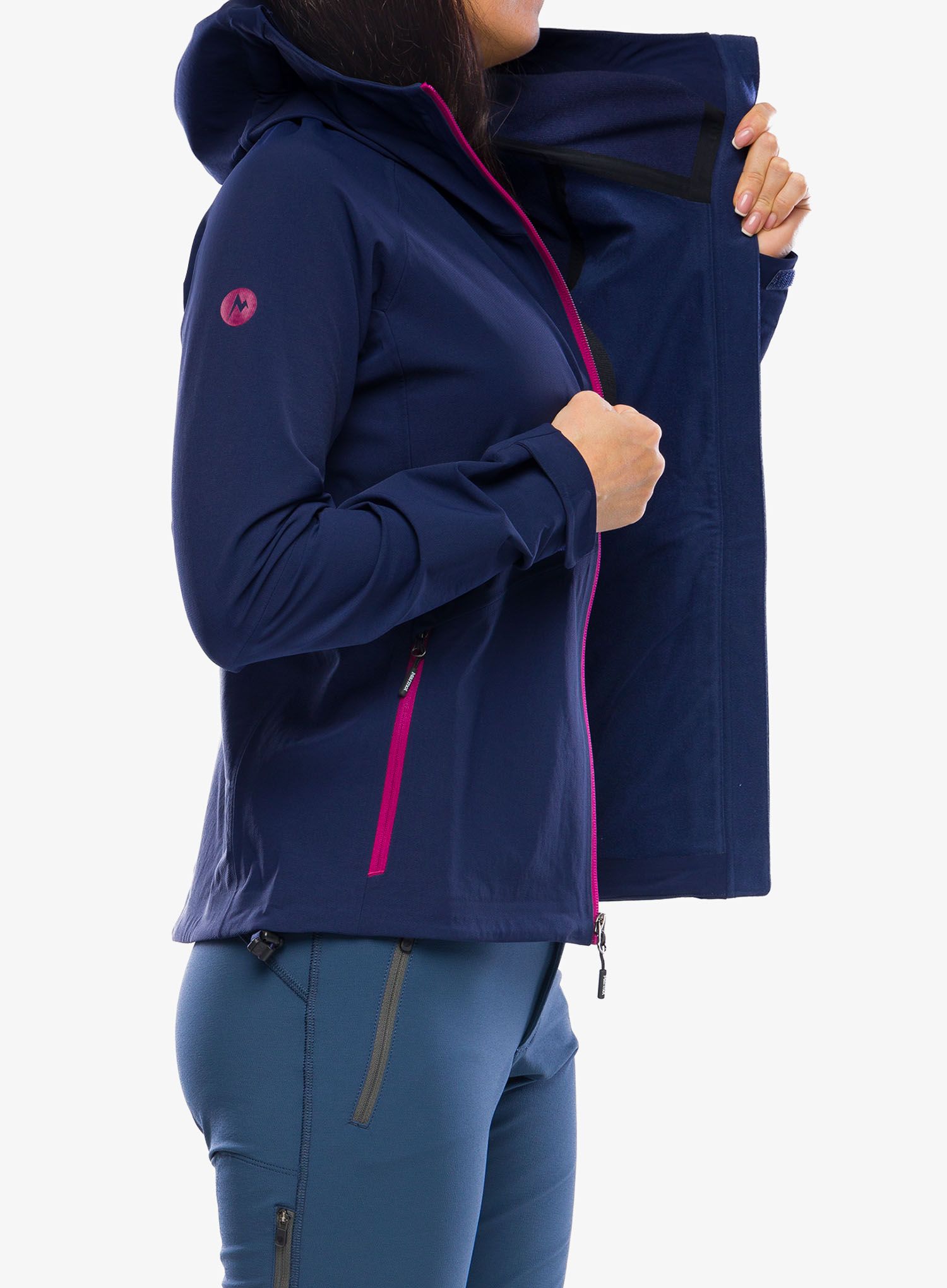 Ženska softshell jakna Marmot Alsek Hoody - arctic navy