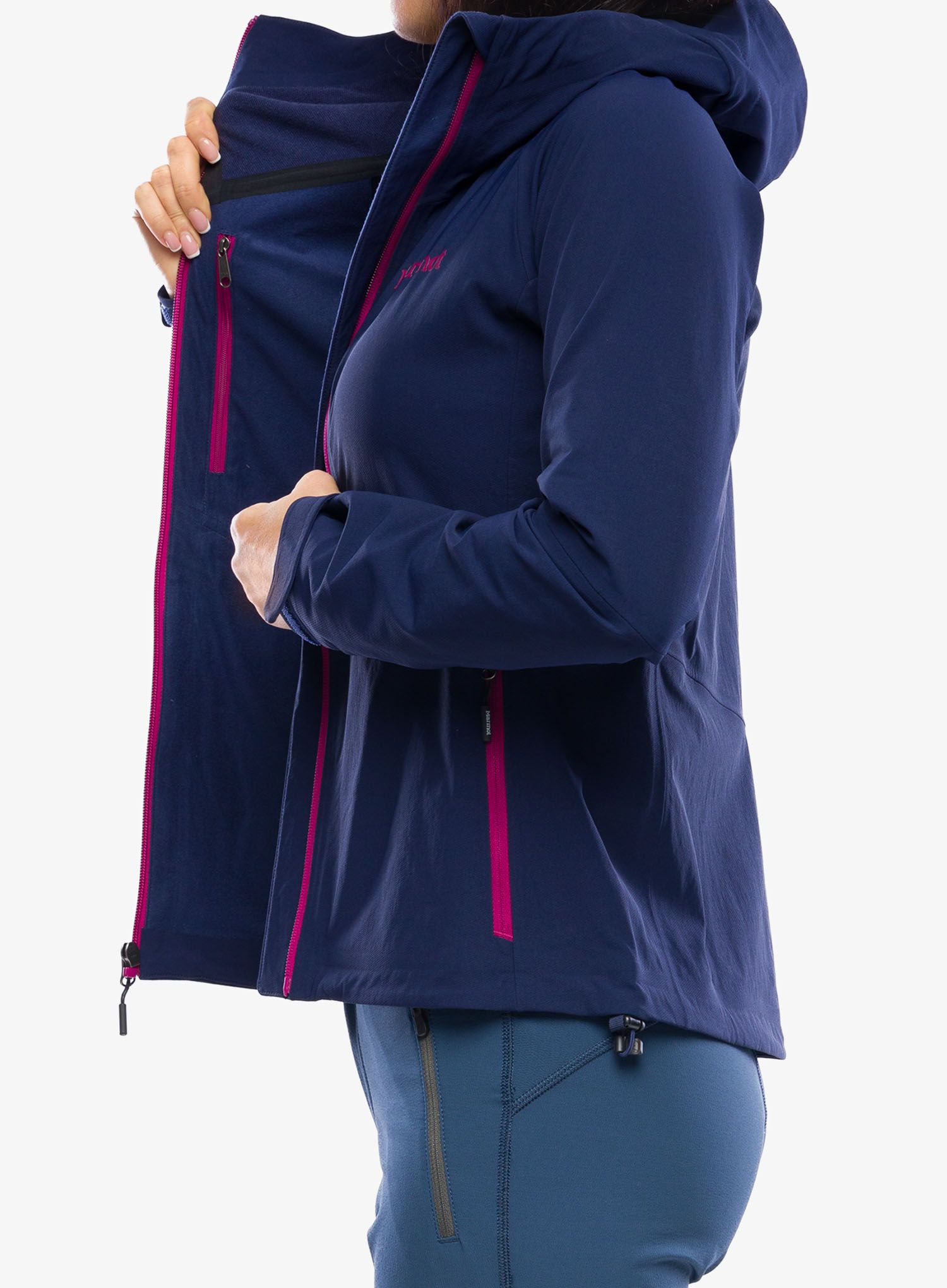 Ženska softshell jakna Marmot Alsek Hoody - arctic navy