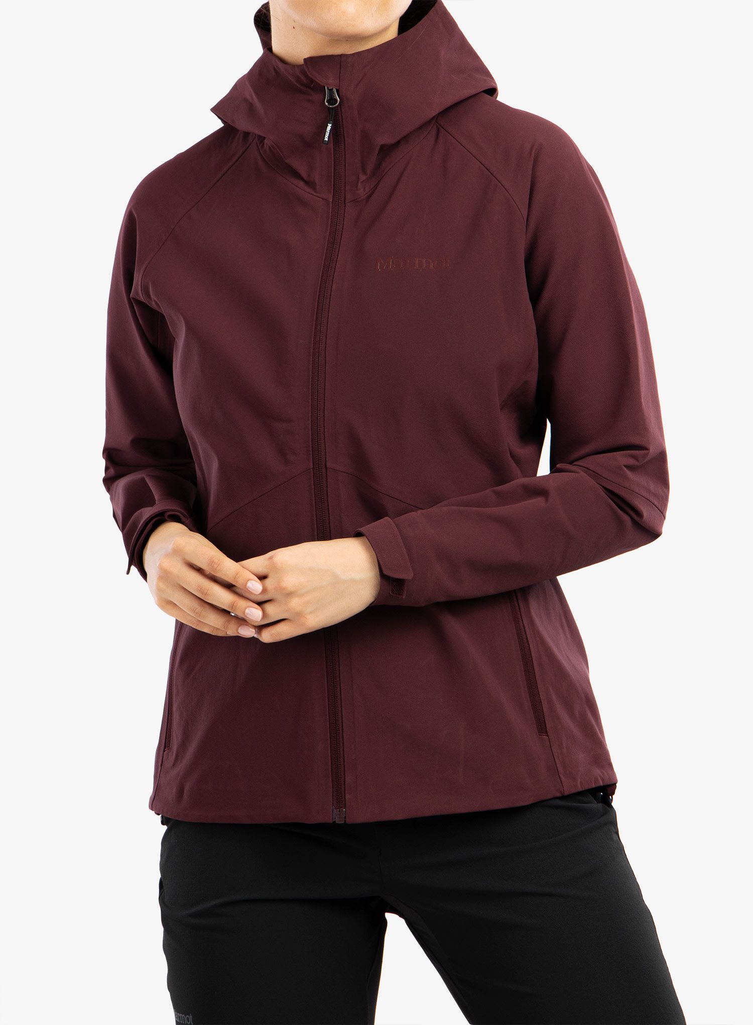 Ženska softshell jakna Marmot Alsek Hoody - port royal