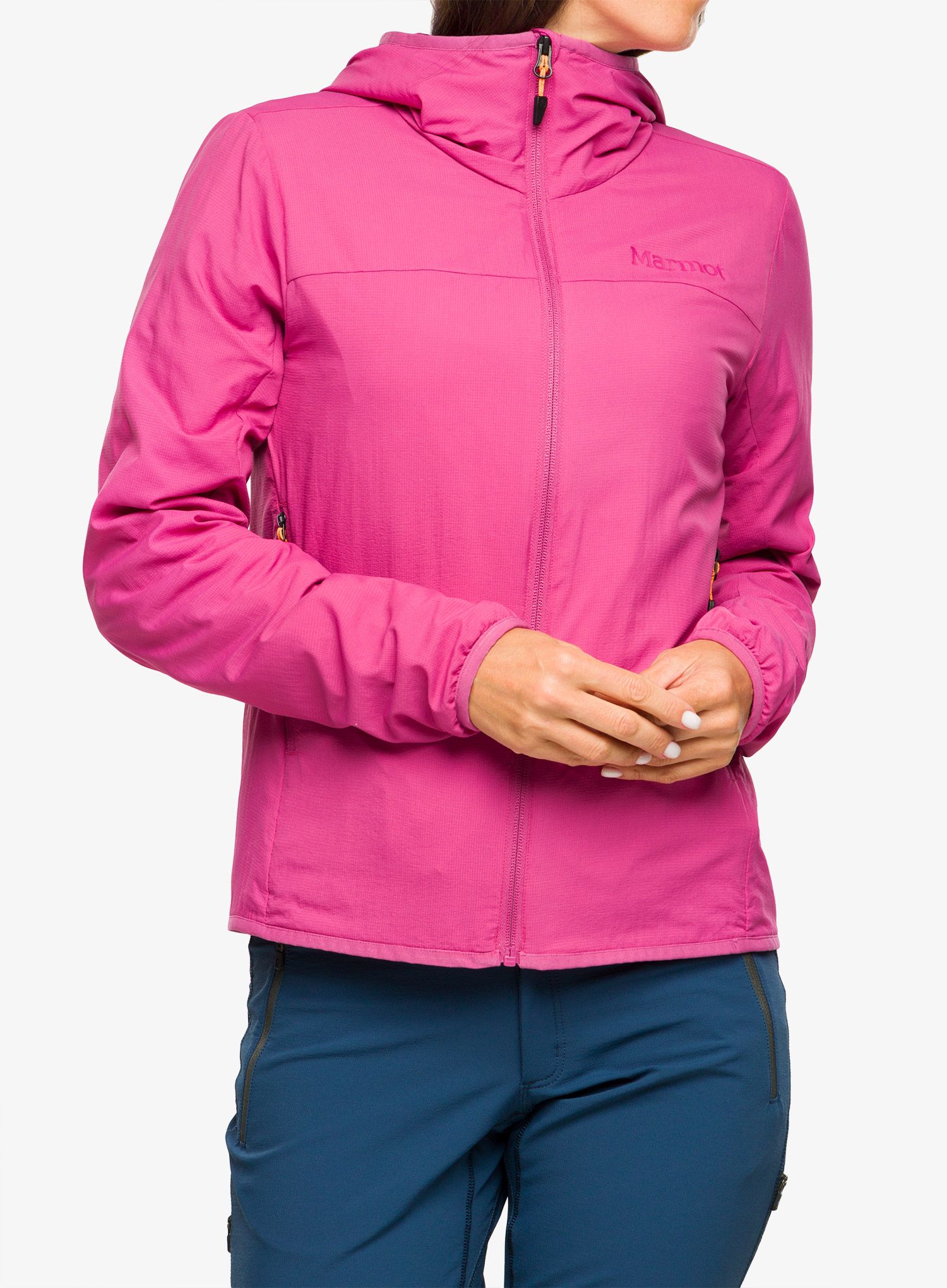 Ženska softshell jakna Marmot Alt HB Hoody - fuchsia red