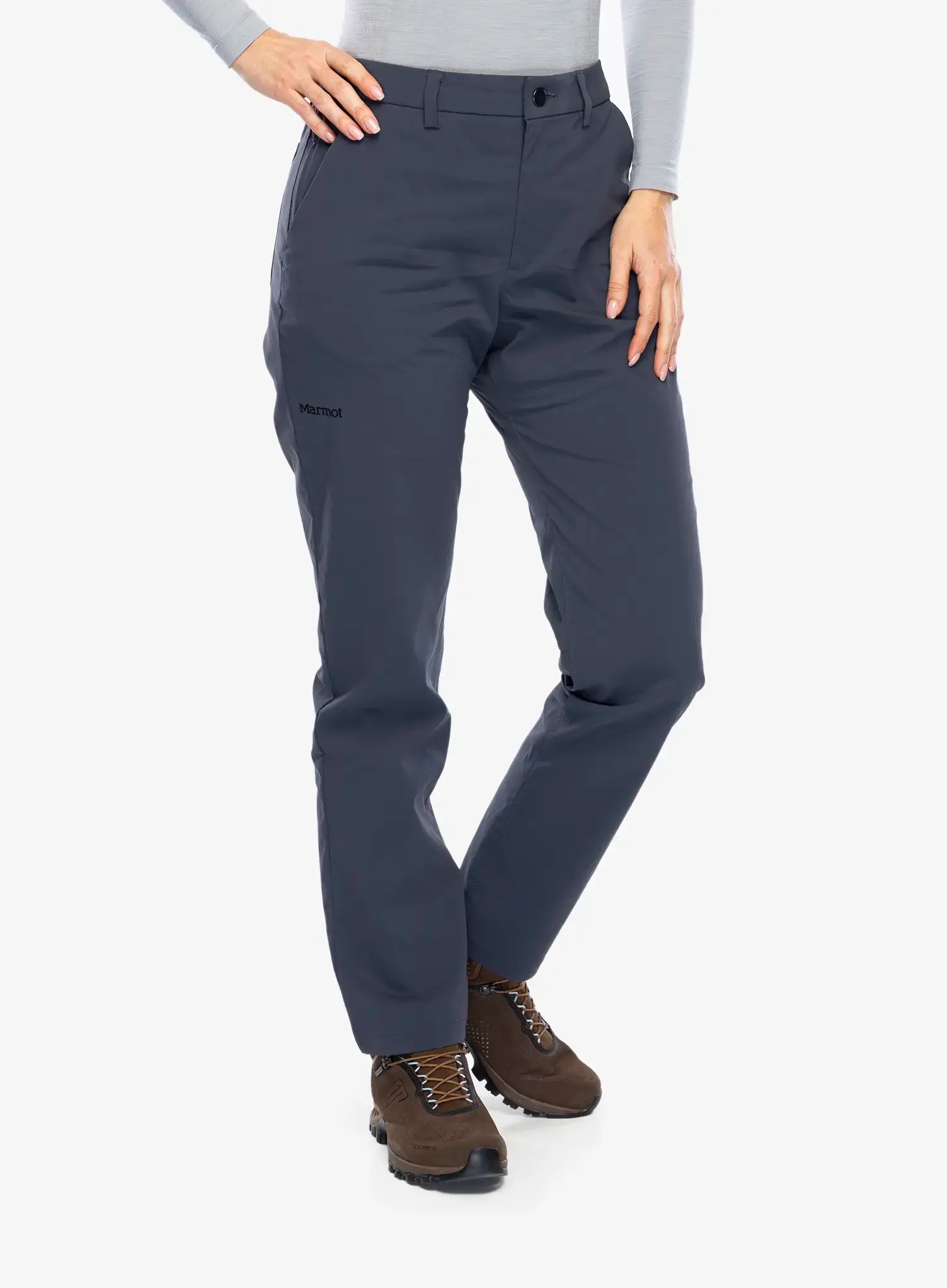Ženske hlače Marmot Arch Rock Pant - dark steel