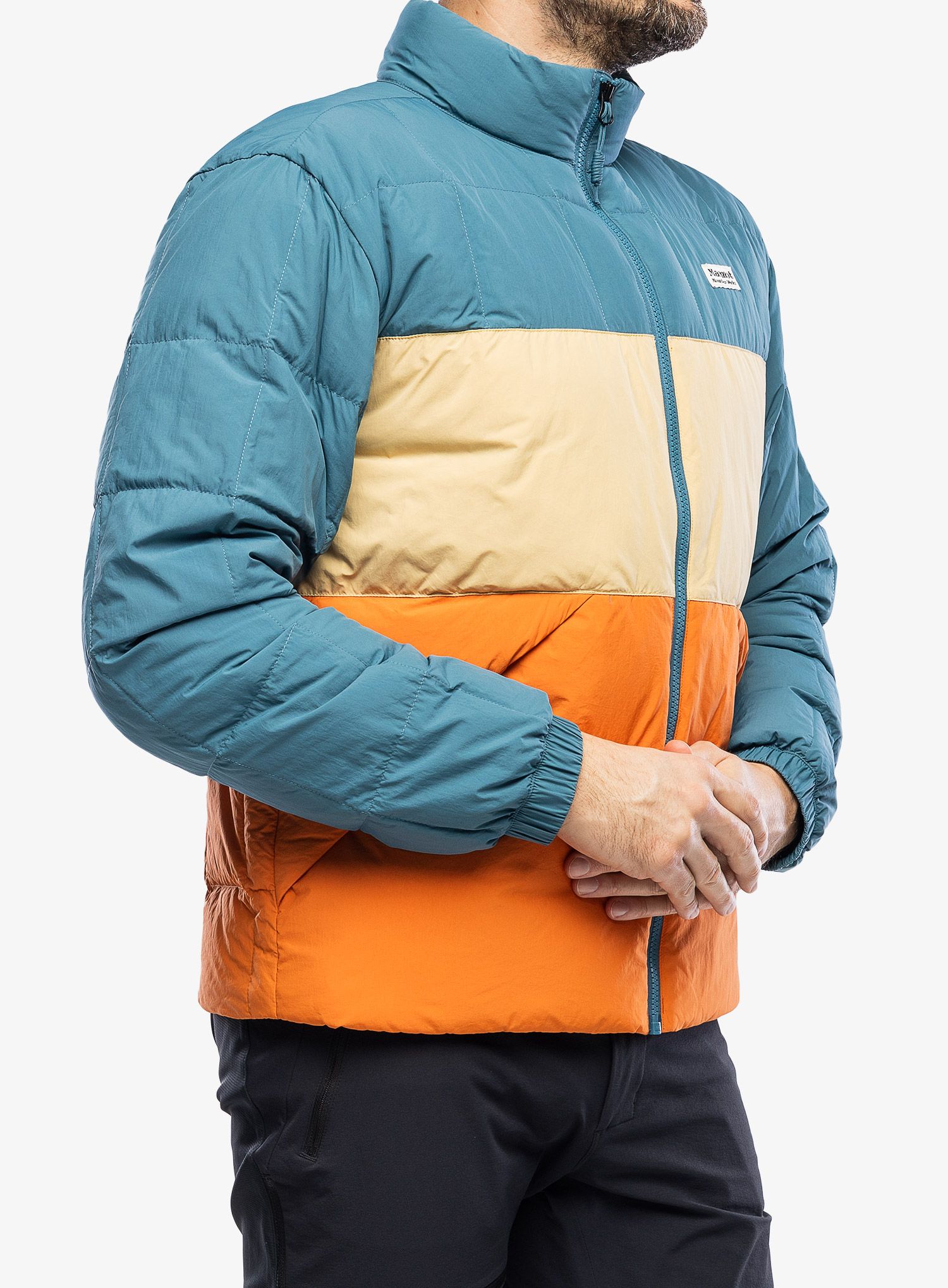 Pernata jakna Marmot Ares Jacket - moon river/light oak/tangelo