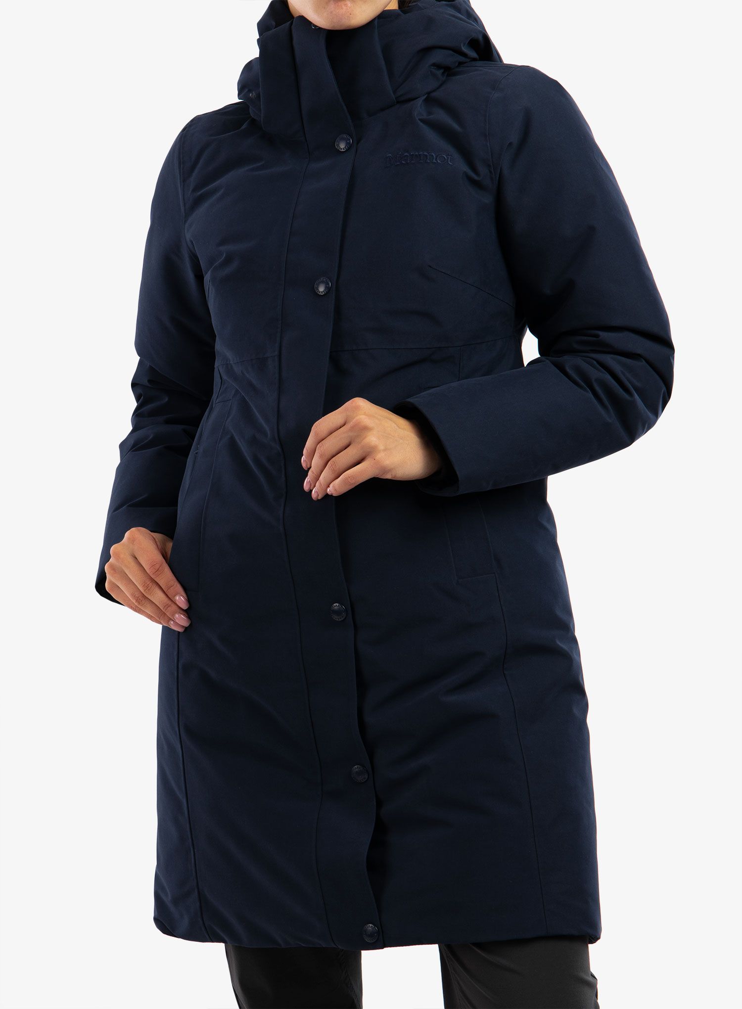 Ženski perjani kaput Marmot Chelsea Coat - arctic navy