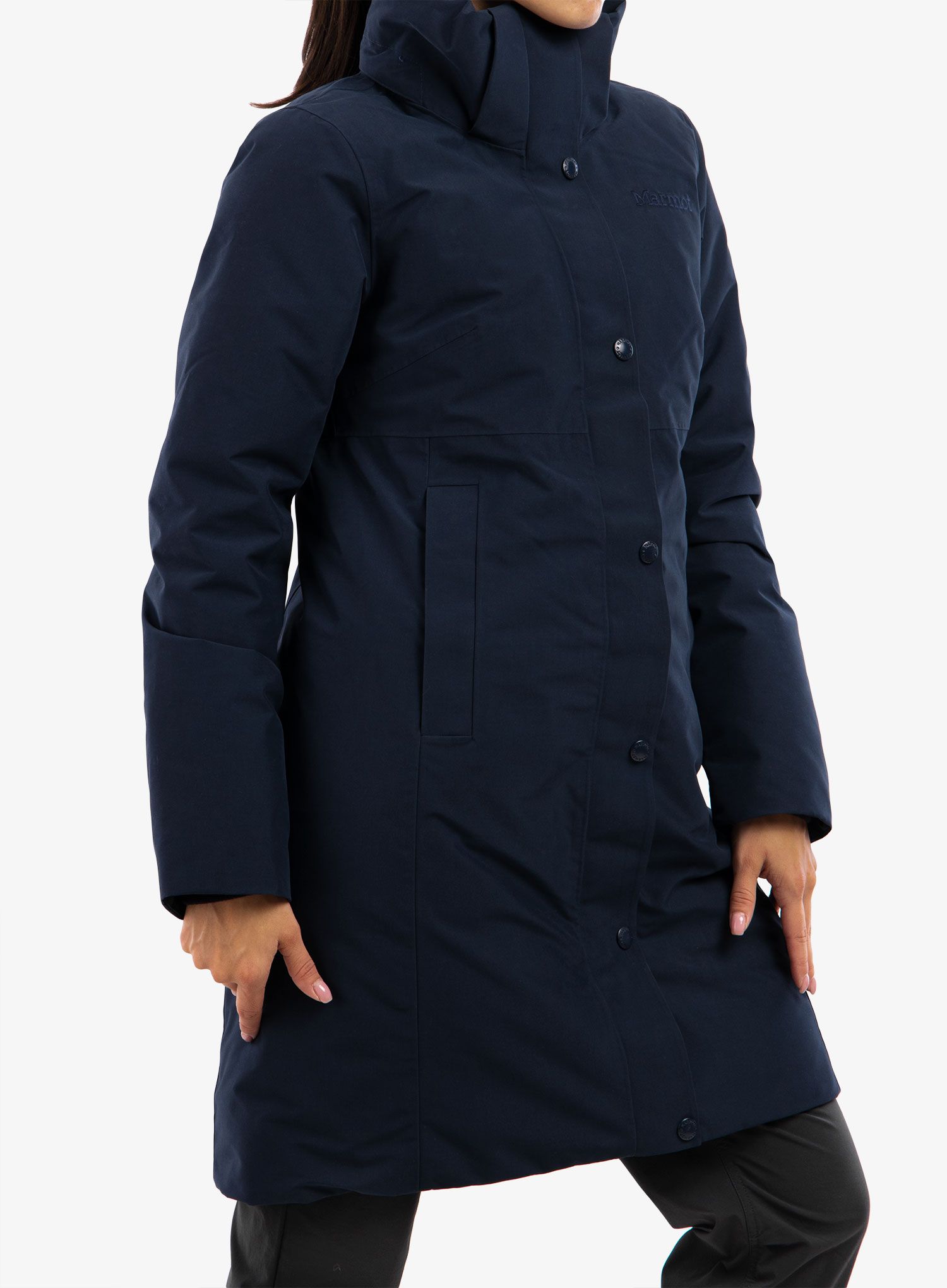 Ženski perjani kaput Marmot Chelsea Coat - arctic navy