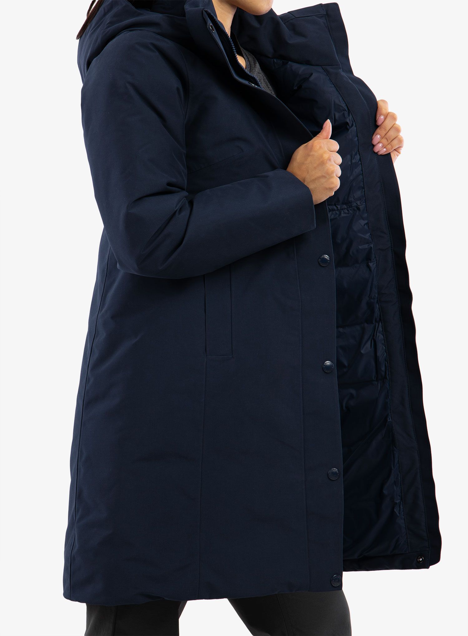 Ženski perjani kaput Marmot Chelsea Coat - arctic navy