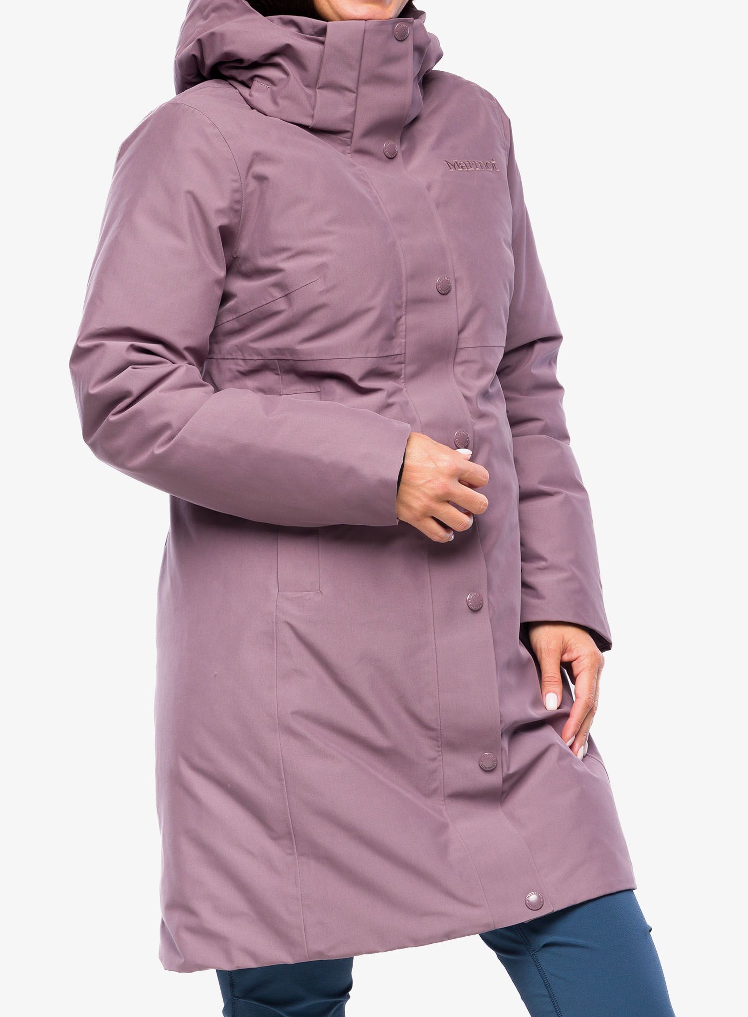 Ženski perjani kaput Marmot Chelsea Coat - hazy purple