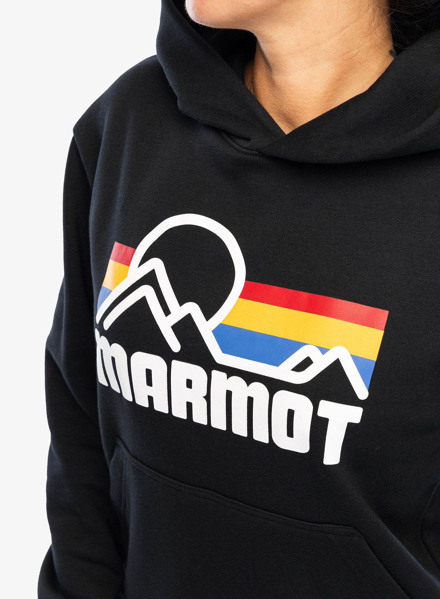 Dukserica s kapuljačom ženska Marmot Coastal Hoody - black/multi