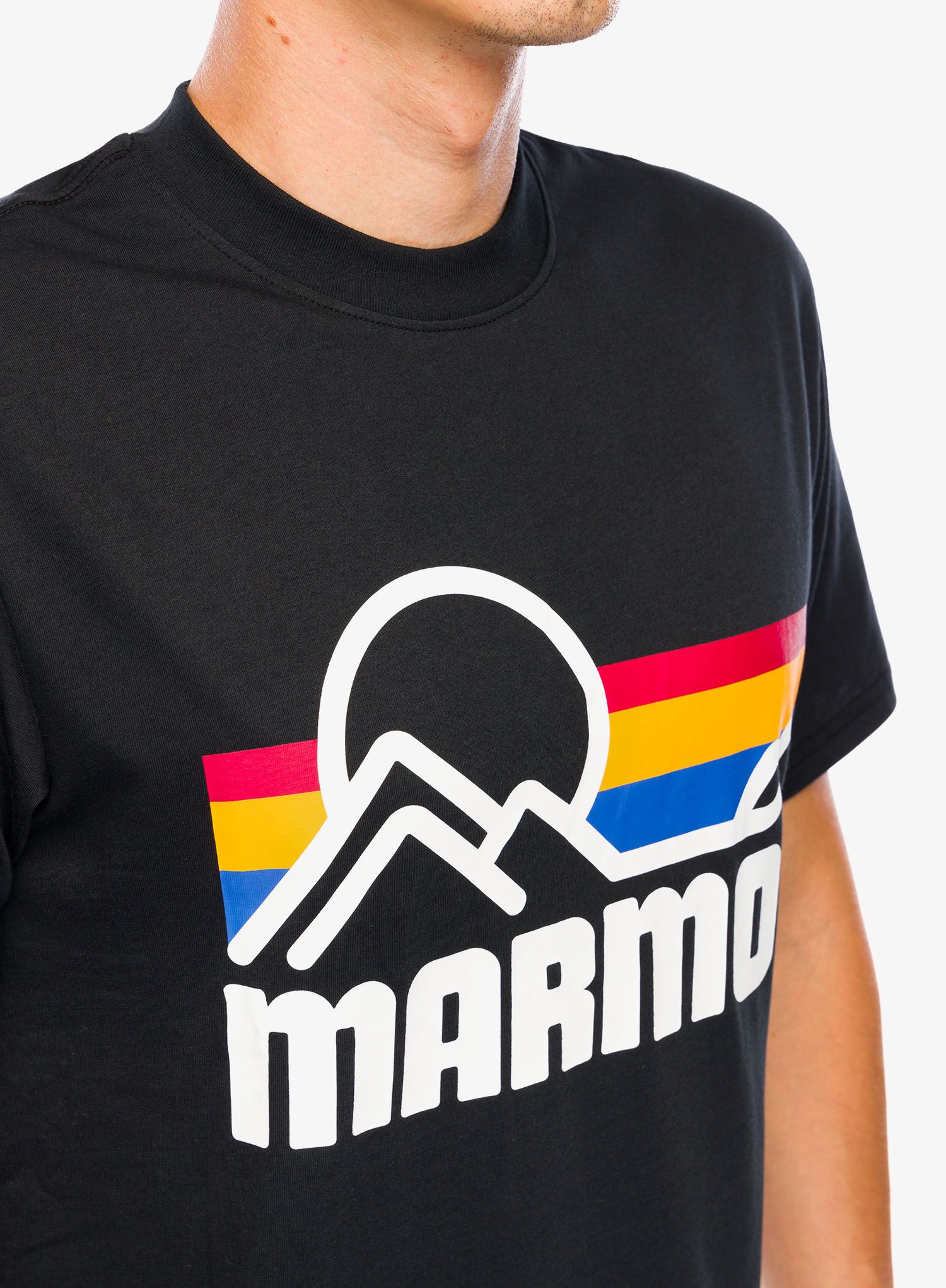 Majica s tiskom Marmot Coastal Tee SS - black/multi